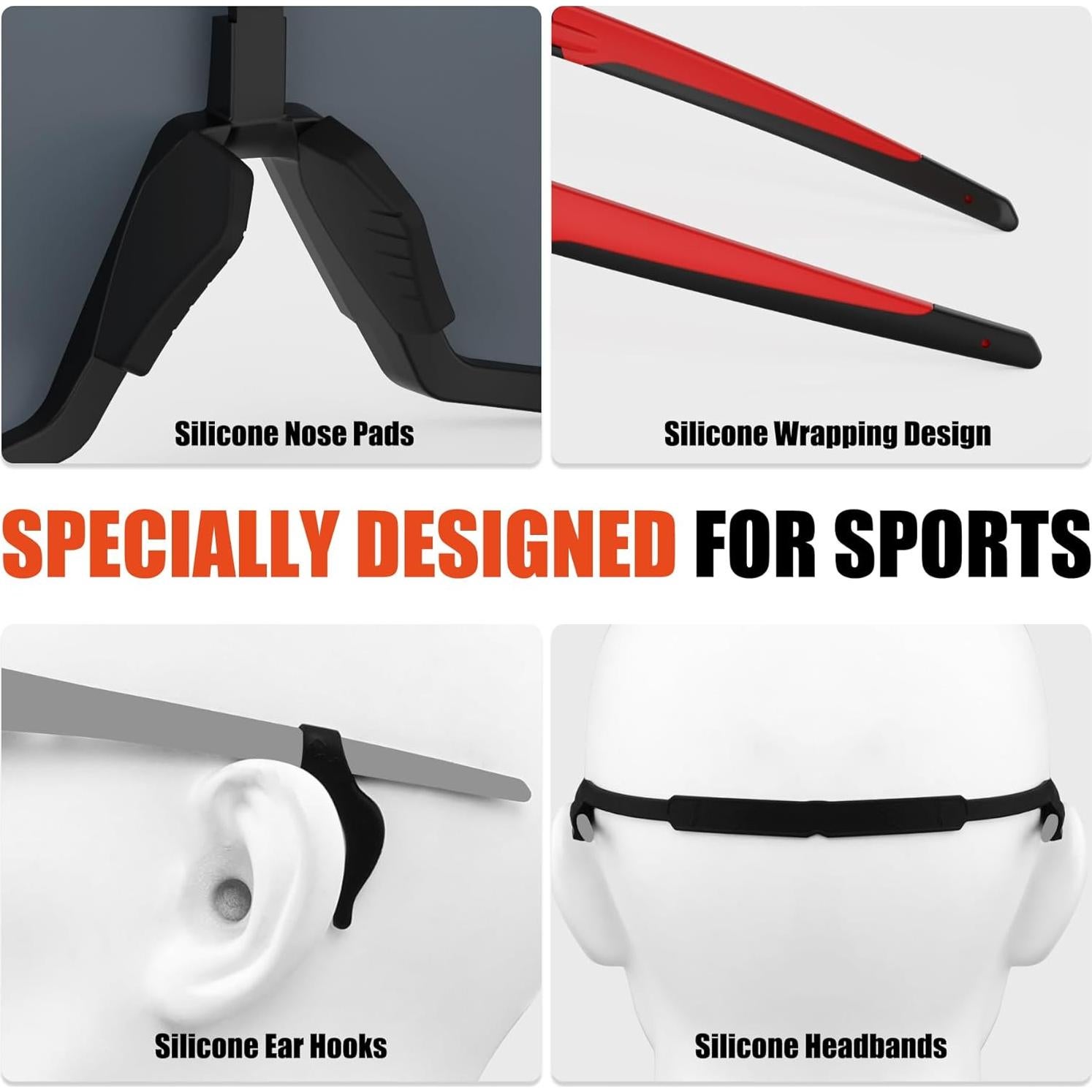 Gafas de Sol X-TIGER Polarizadas 5 Lentes Intercambiables