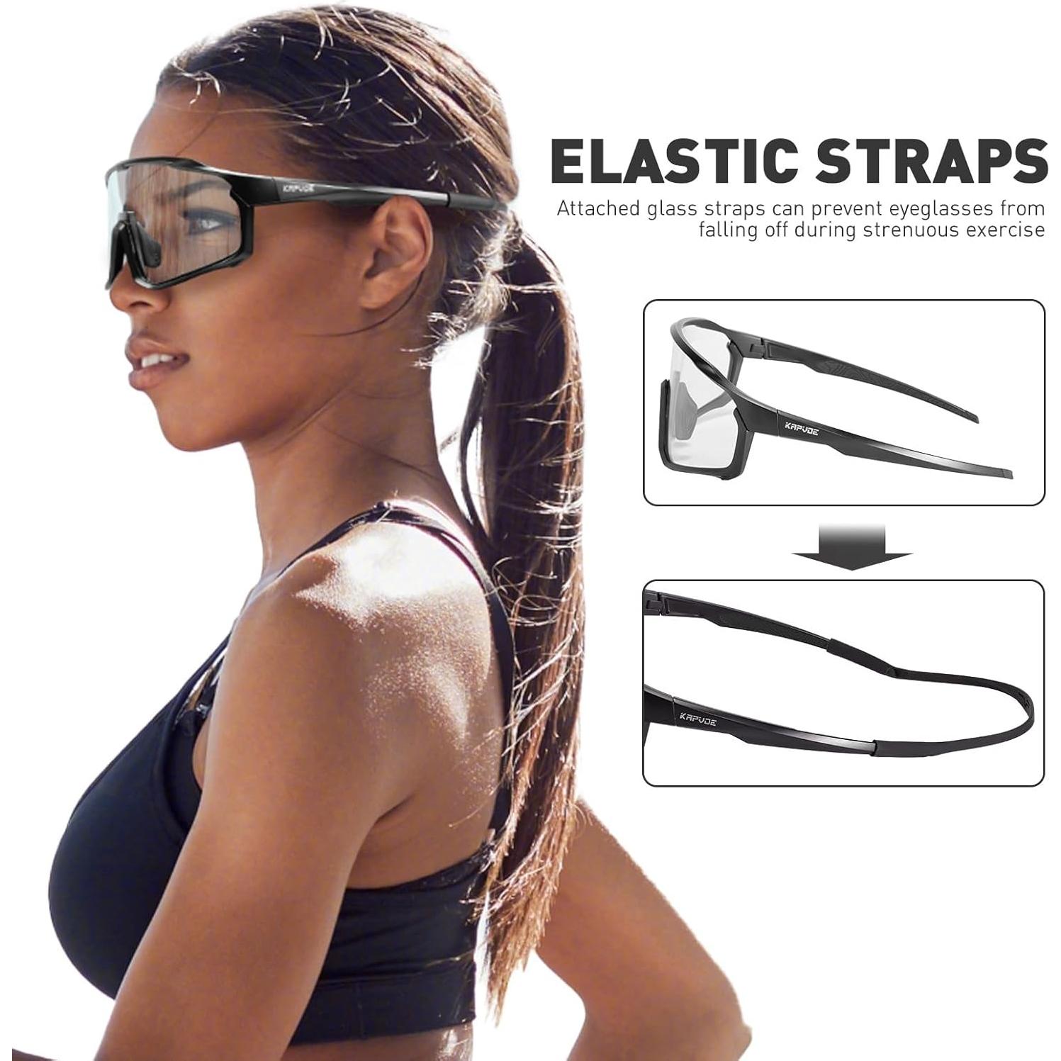 Gafas de Ciclismo KAPVOE Fotoquímicas UV400 para MTB