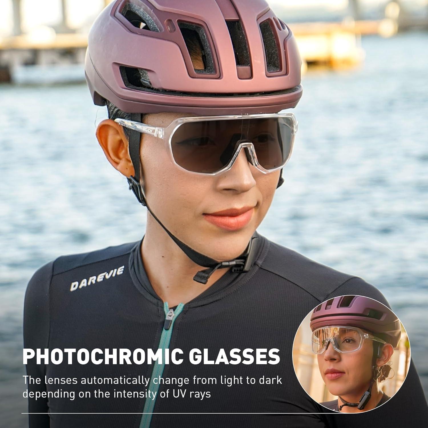 Gafas de Ciclismo SCVCN Fotoquímicas UV400 Antideslizantes