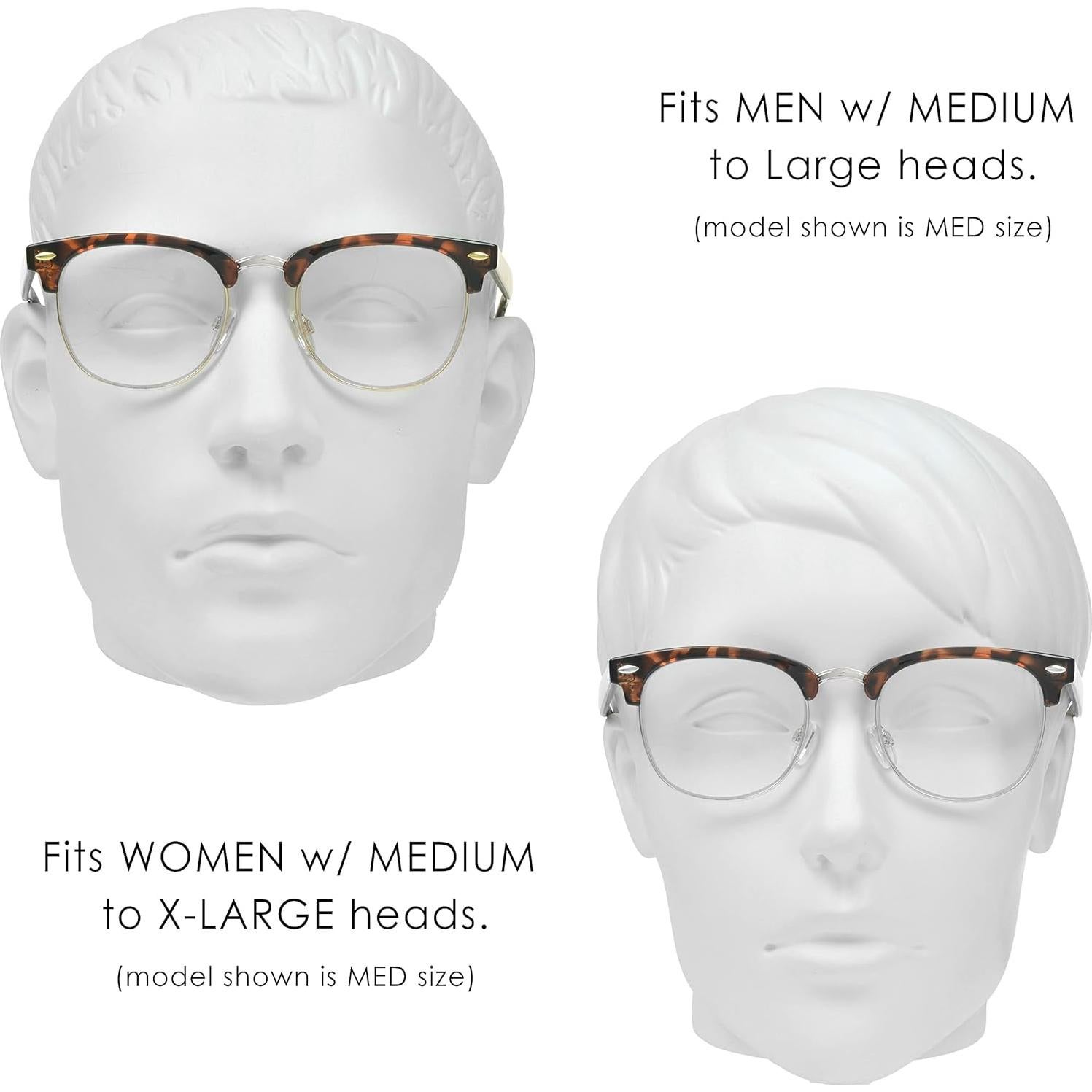 Gafas de Lectura proSPORT Combo 2 Pares Semi Sin Montura