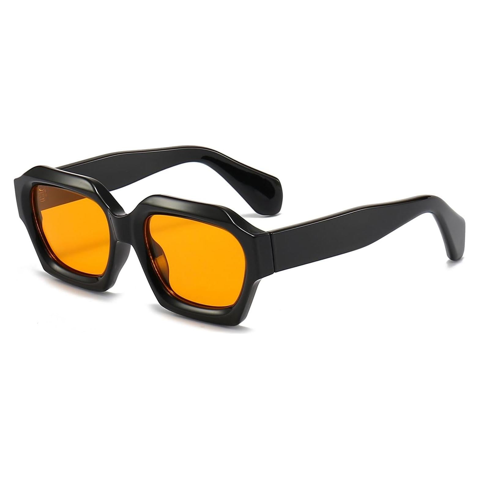 Gafas de Sol Retro Hexagonales LJCZKA UV400 Unisex