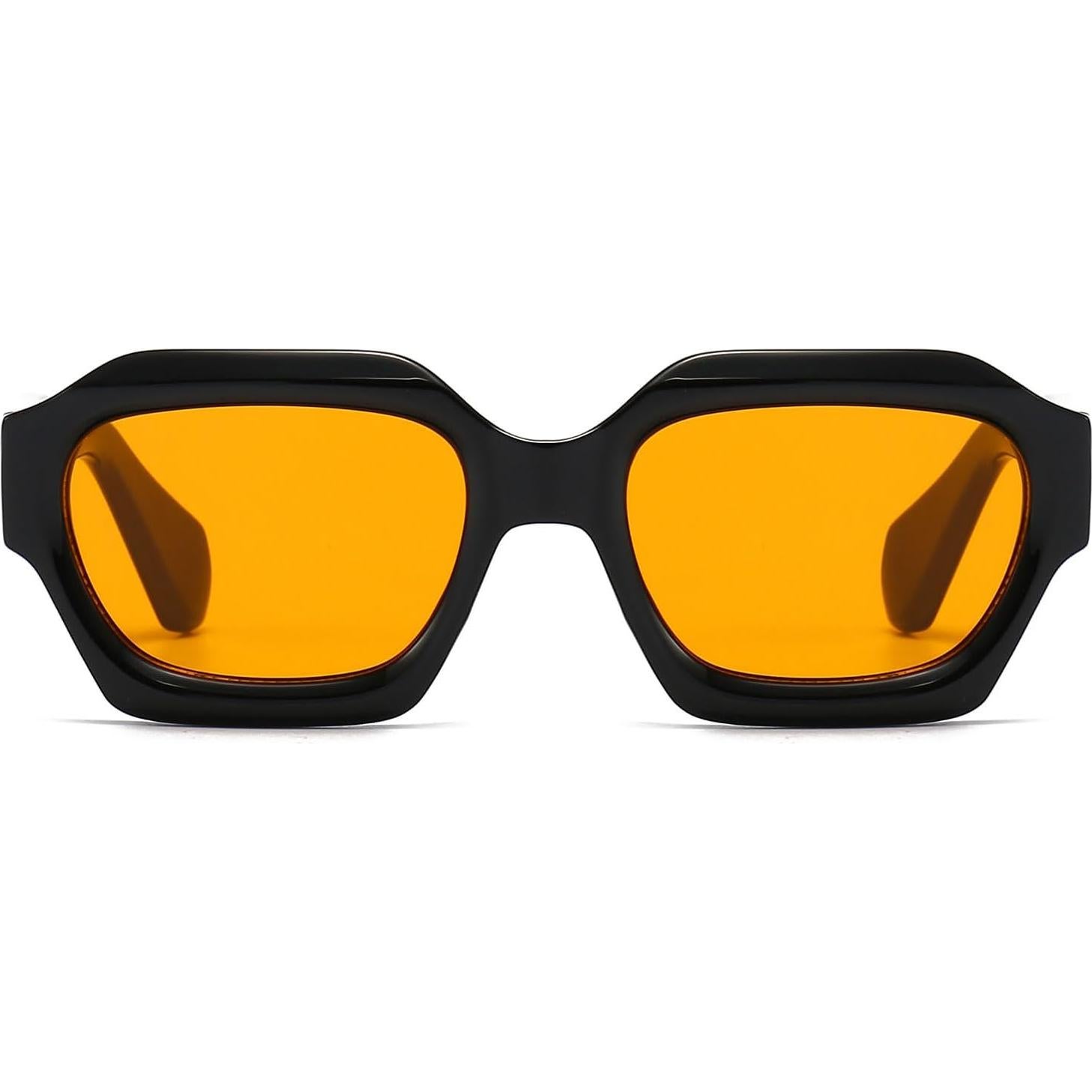Gafas de Sol Retro Hexagonales LJCZKA UV400 Unisex