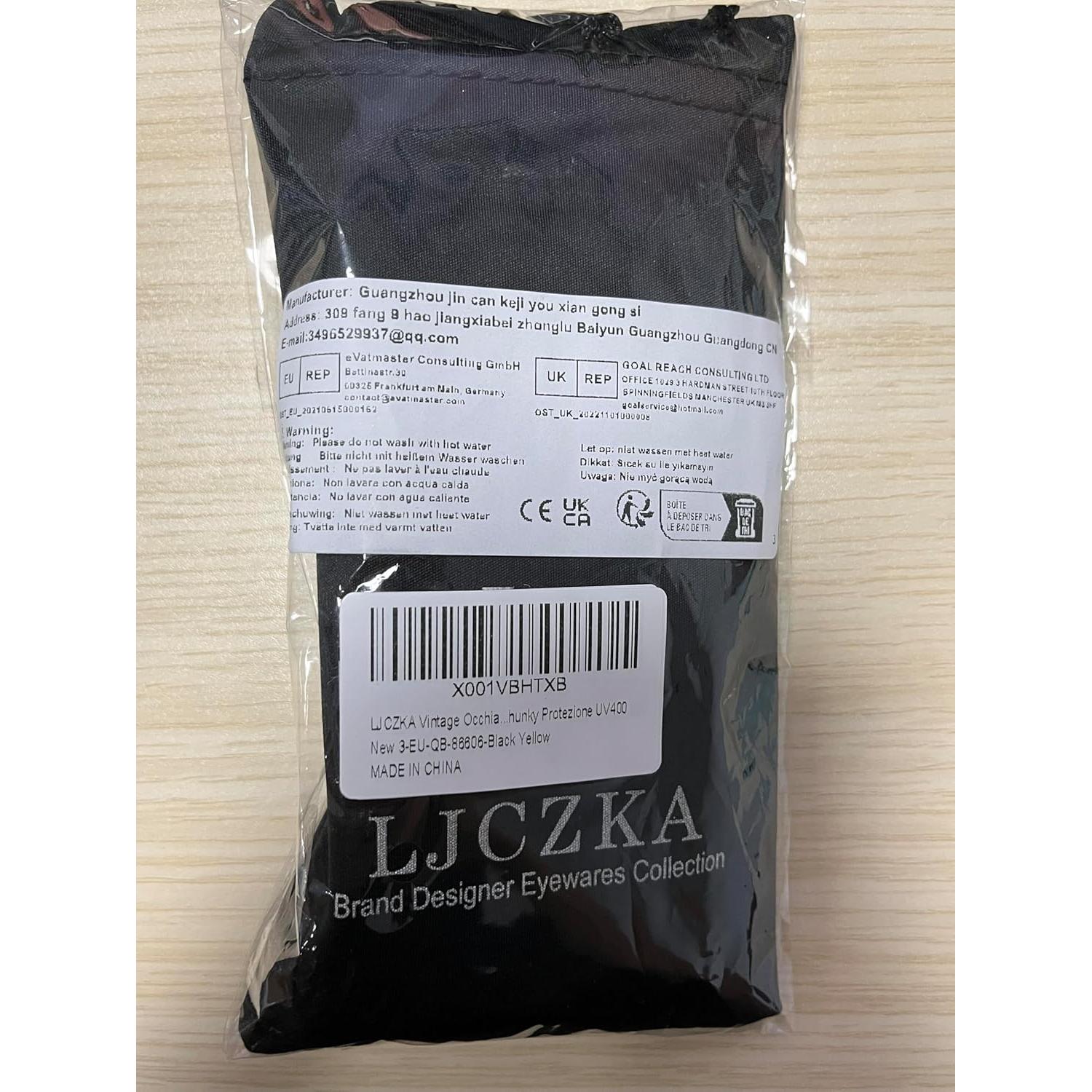 Gafas de Sol Retro Hexagonales LJCZKA UV400 Unisex