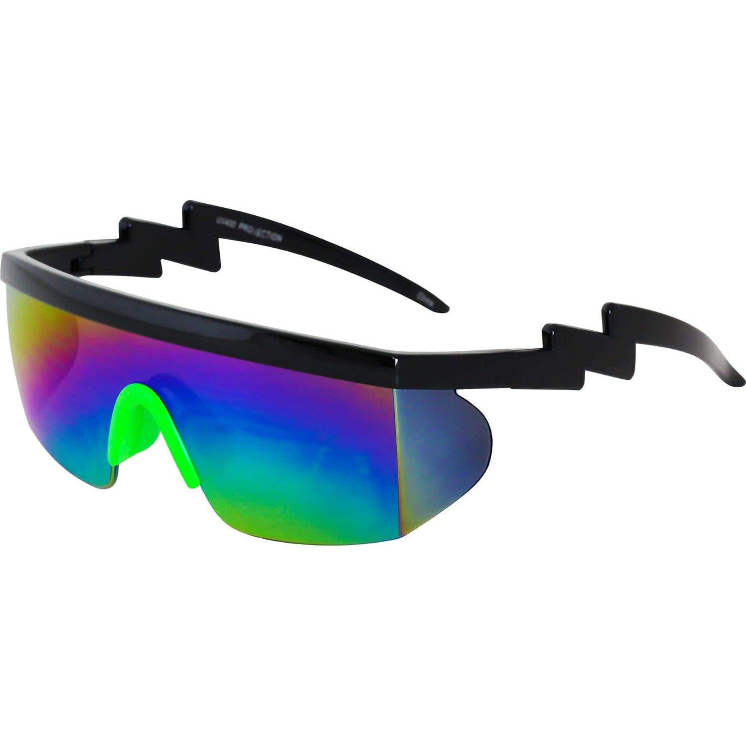 Gafas Flawless Eyewear Goggle Retro Lente Espejado Arcoíris