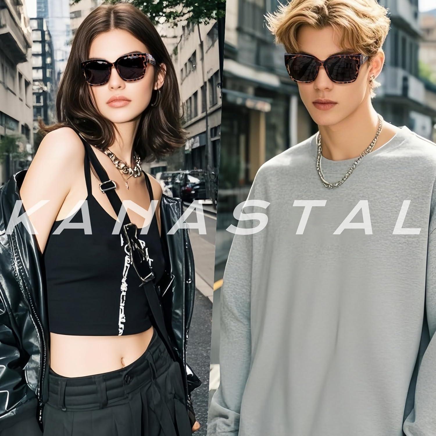 Gafas de Sol KANASTAL Polarizadas UV400 Unisex Diseño Cuadrado