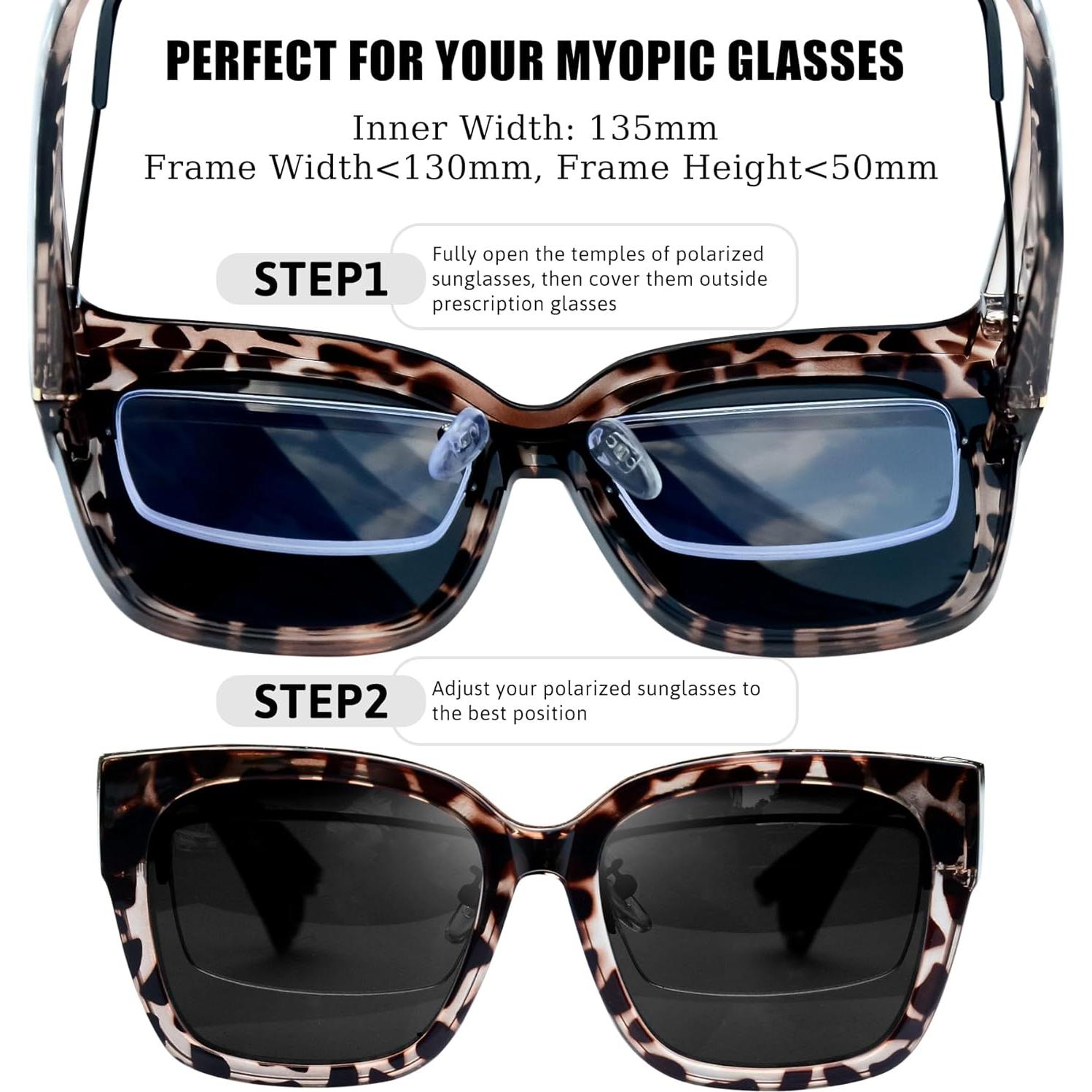 Gafas de Sol KANASTAL Polarizadas UV400 Unisex Diseño Cuadrado