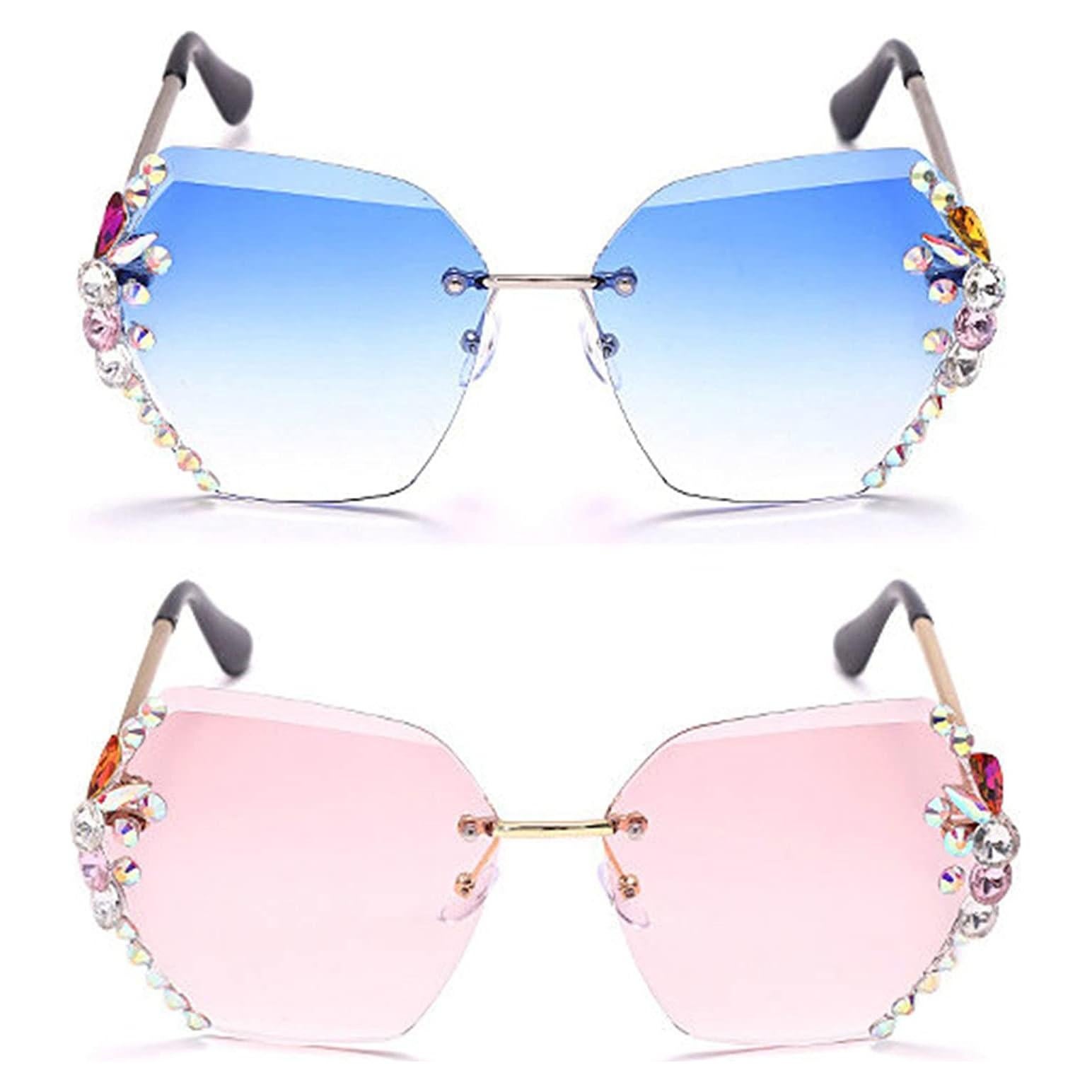 Gafas de Sol Cuadradas Willochra UV400 para Mujeres
