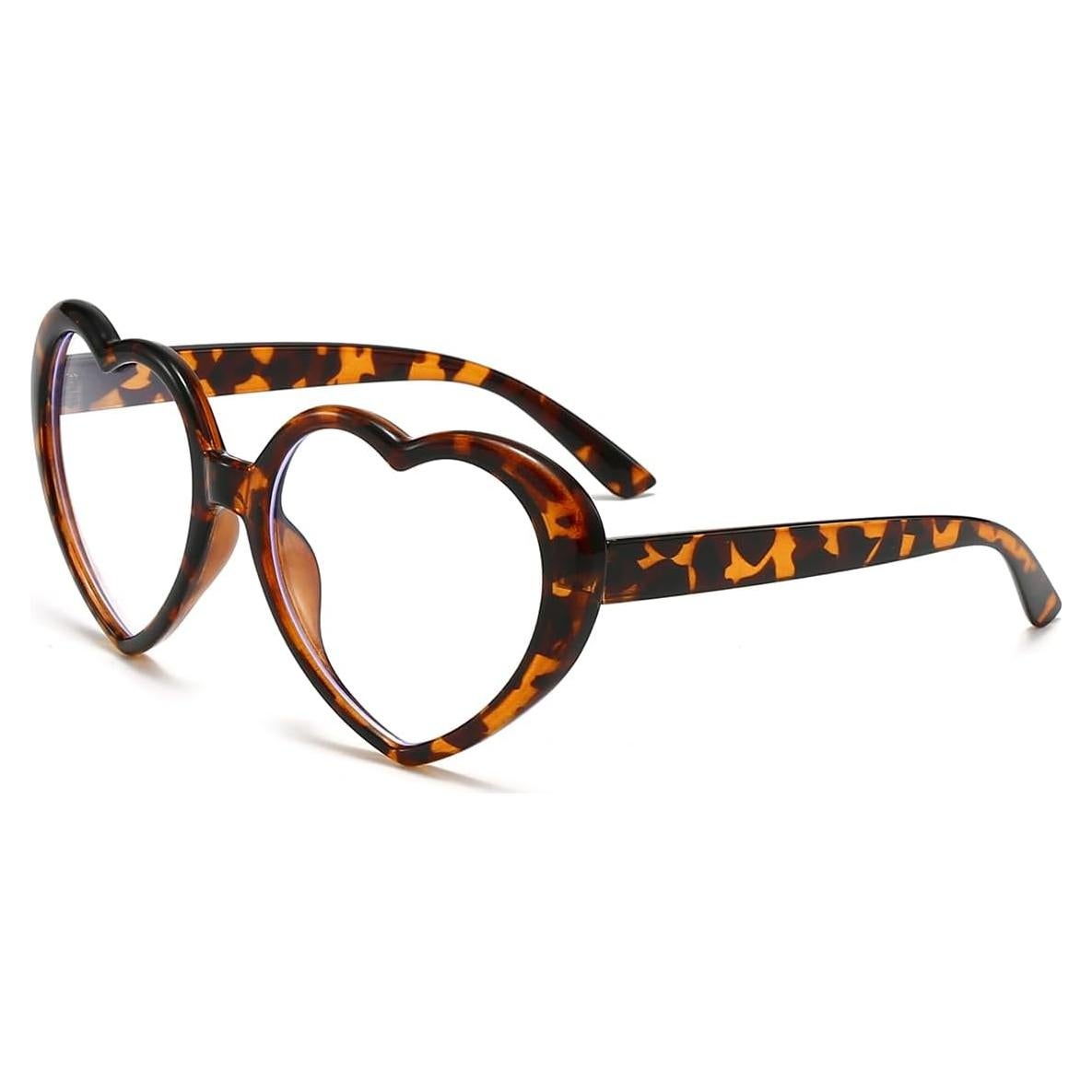 Gafas de Lente Claro NIDOVIX Corazón Vintage Rojas