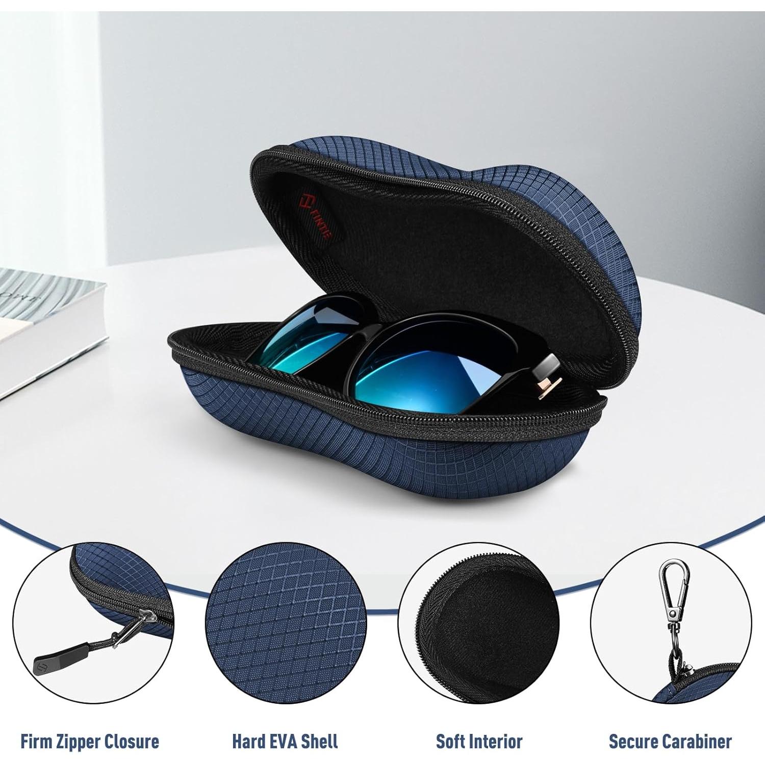 Funda de Gafas Fintie AGSB Azul Dura EVA Resistente