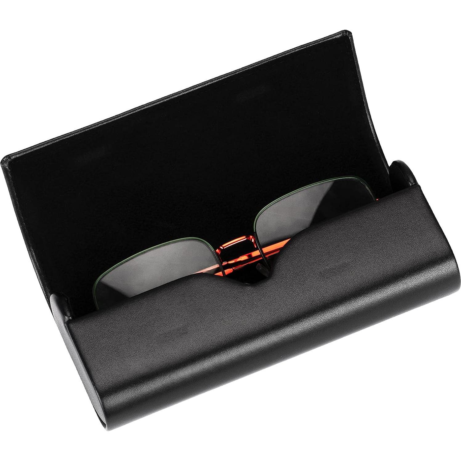 Estuche de Gafas Vemiss Retro Ligero 16x6.6cm Negro