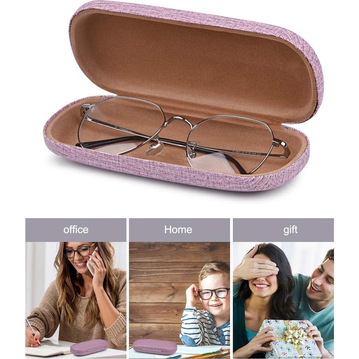 RayLove Estuche Duro para Gafas Set de 3 Colores