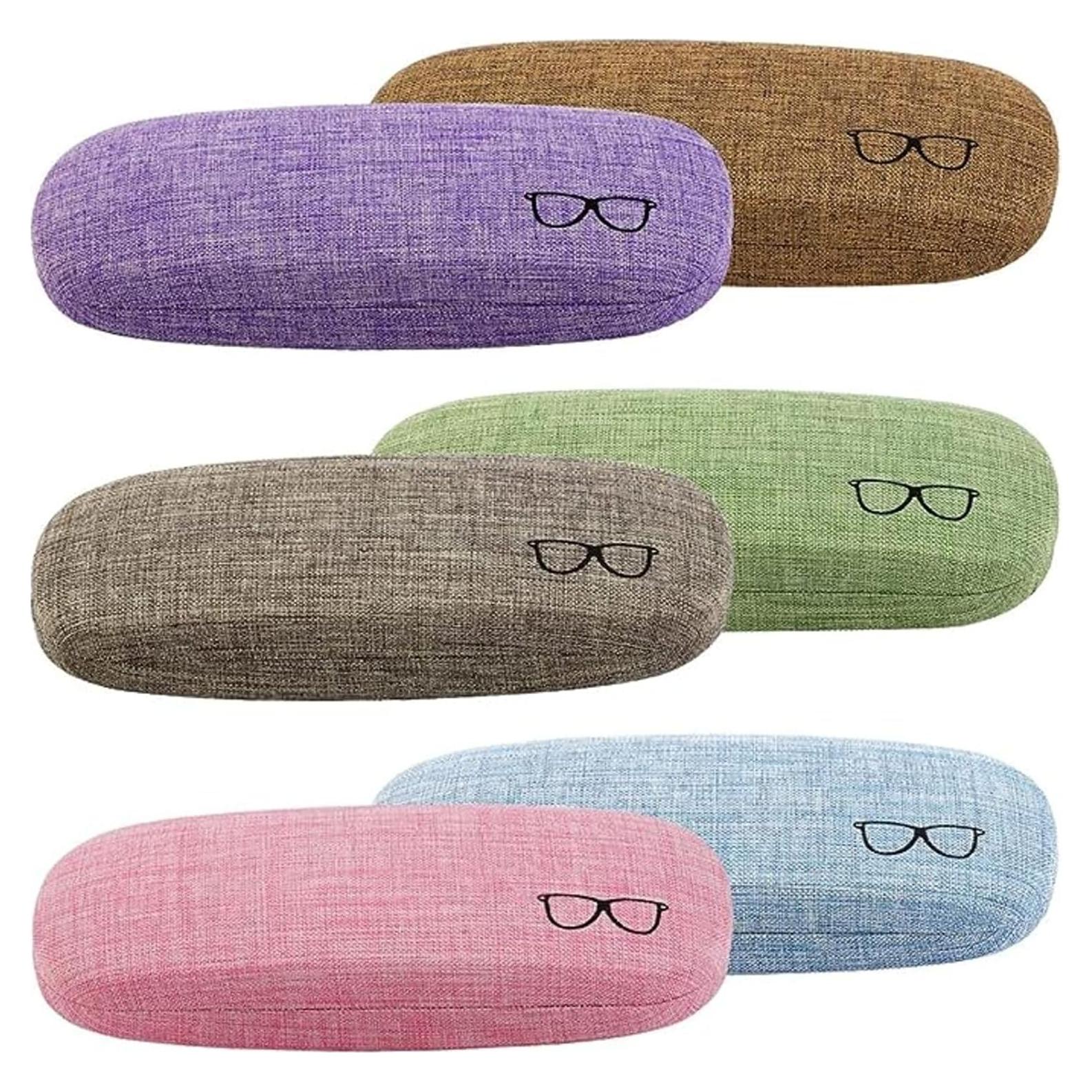 Estuche para gafas ZONLY 6 piezas duro unisex 16.5x6.5cm