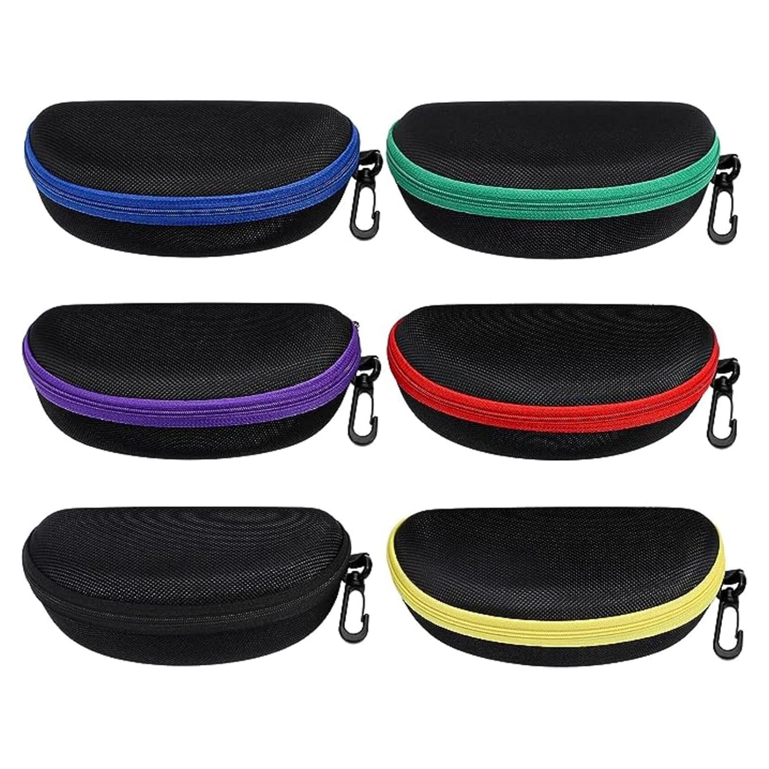 Estuche de Gafas de Sol 6 Paquetes Portátil con Cremallera