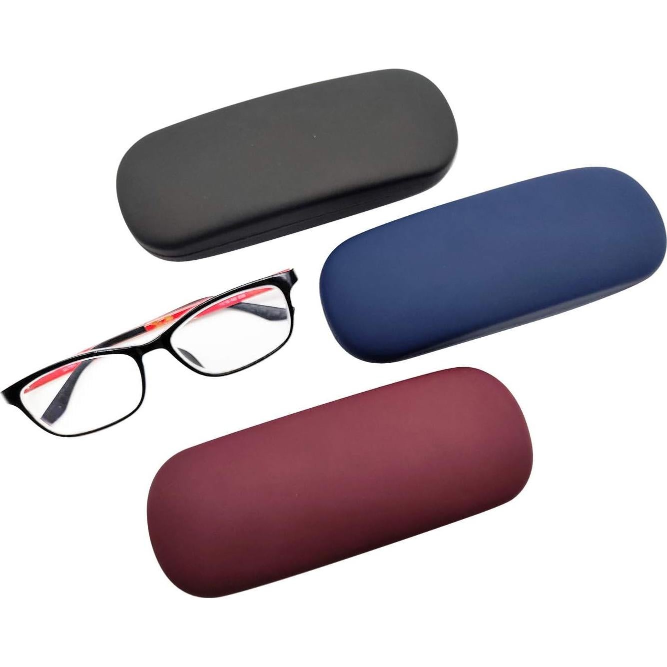 Estuche Protector Duro para Gafas HSYMQ 3Pack Unisex 19.1x16.3cm