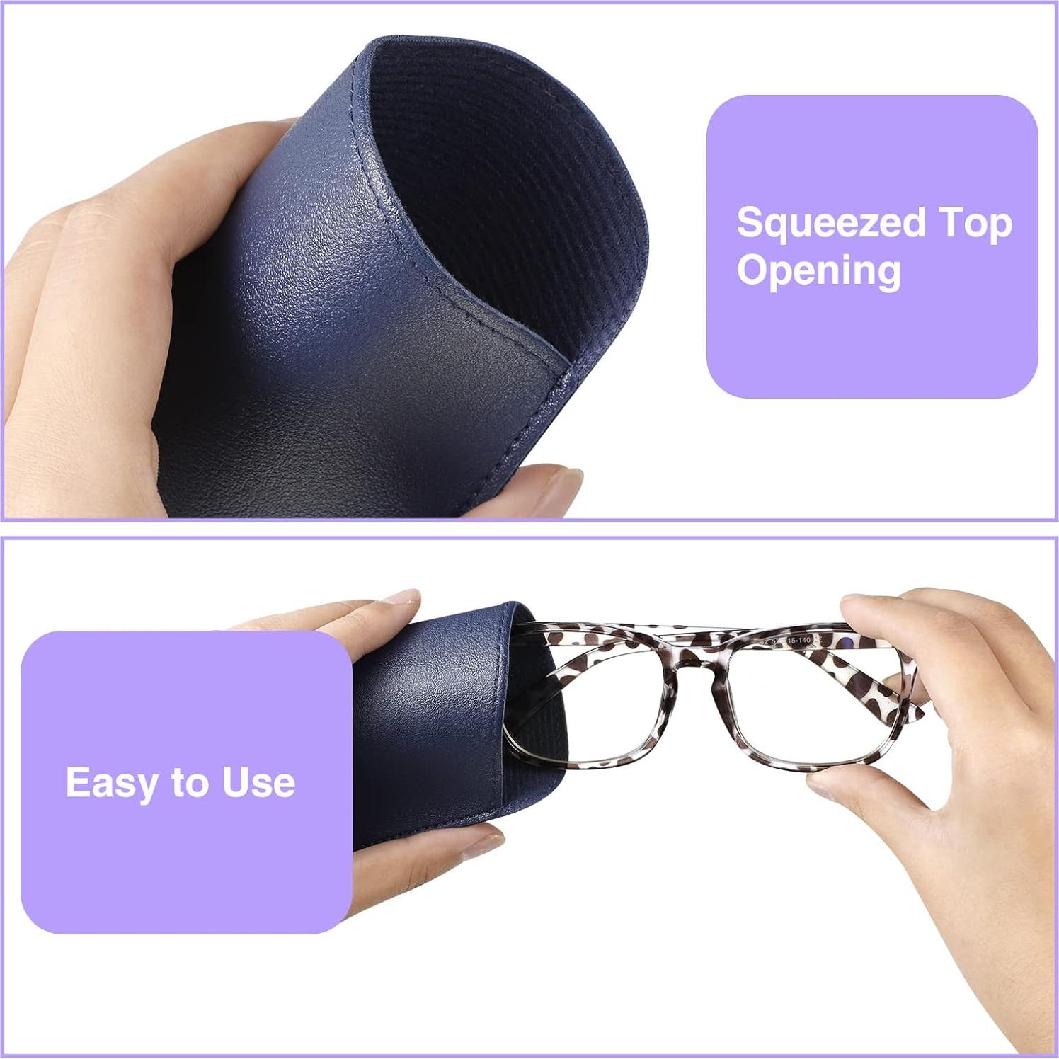 Fundas de Gafas CREPUSCOLO 6 Pack Suaves y Ligeras