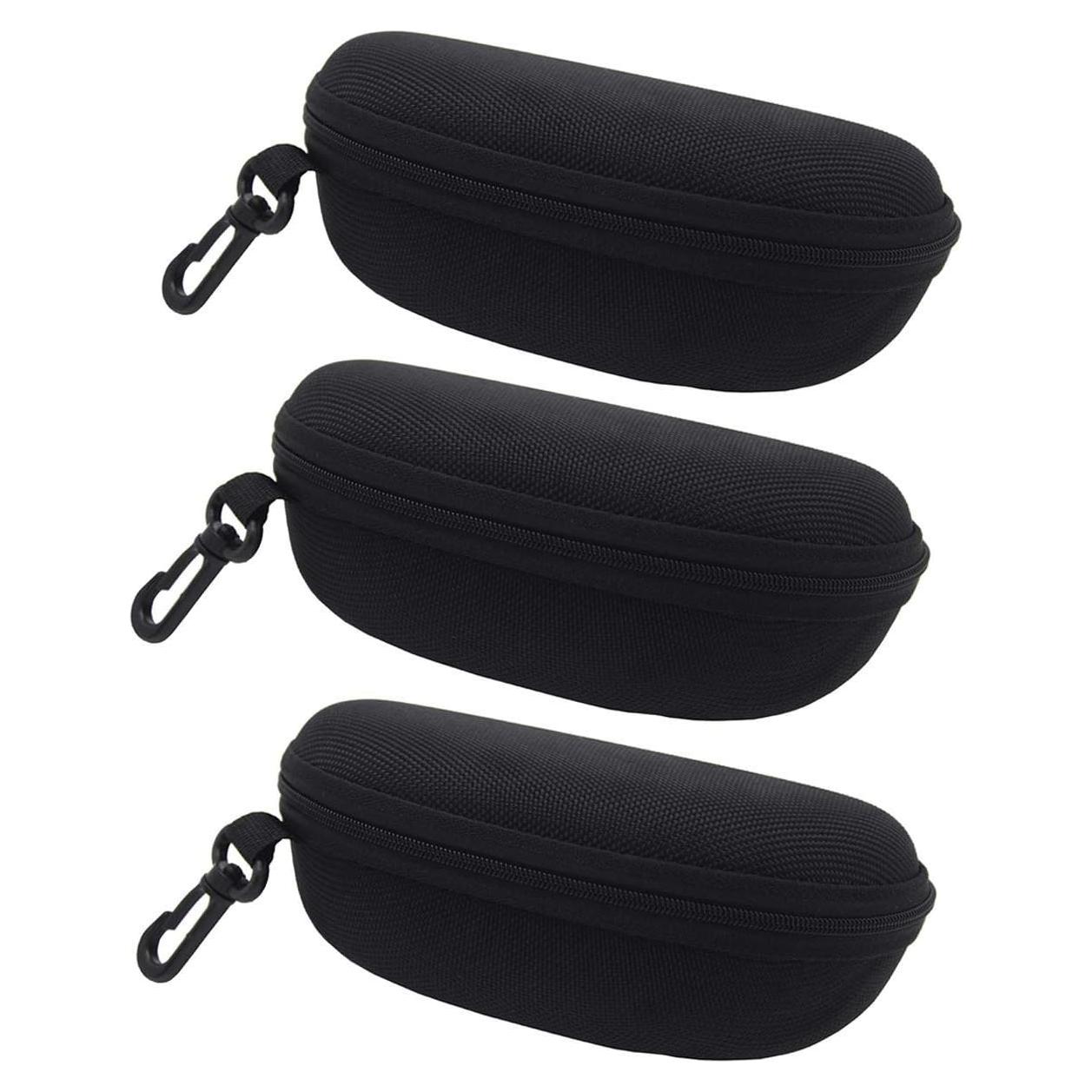 Estuche Duro para Gafas de Sol TraderPlus Negro 16.5x7.4x6.4cm