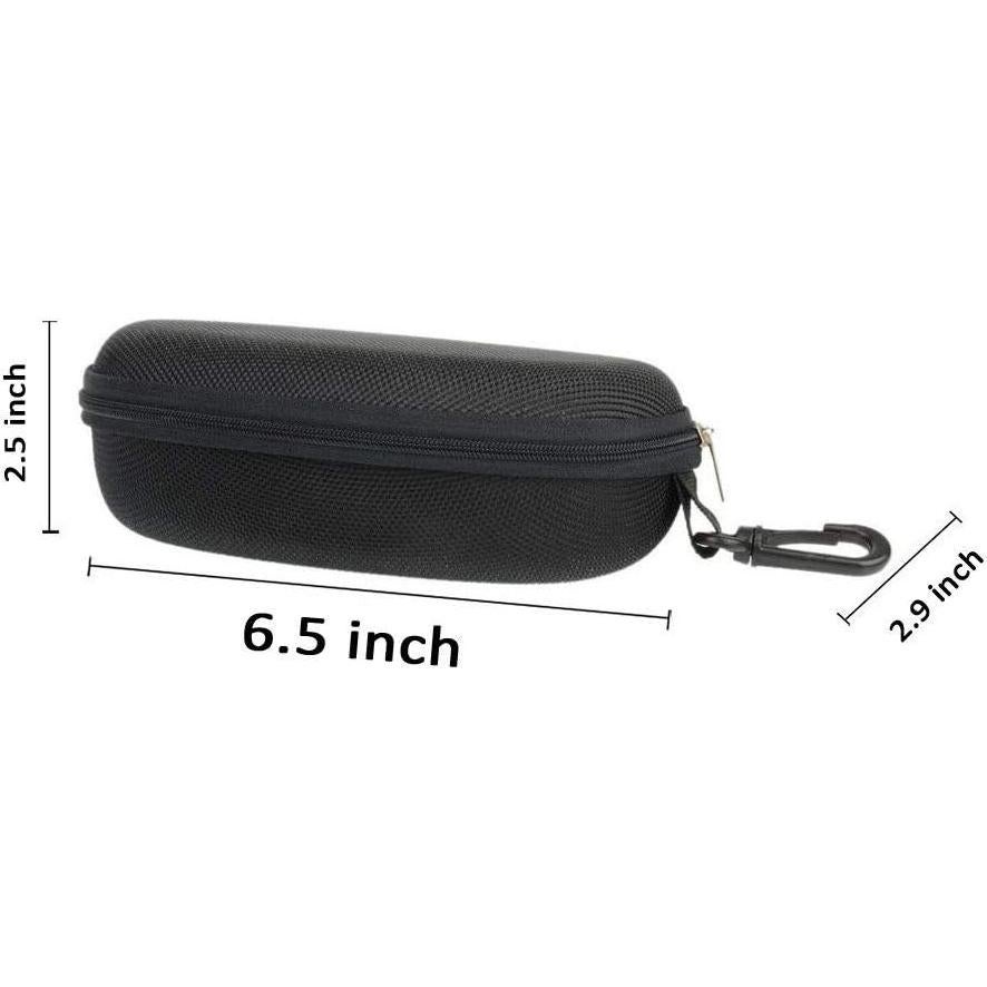 Estuche Duro para Gafas de Sol TraderPlus Negro 16.5x7.4x6.4cm