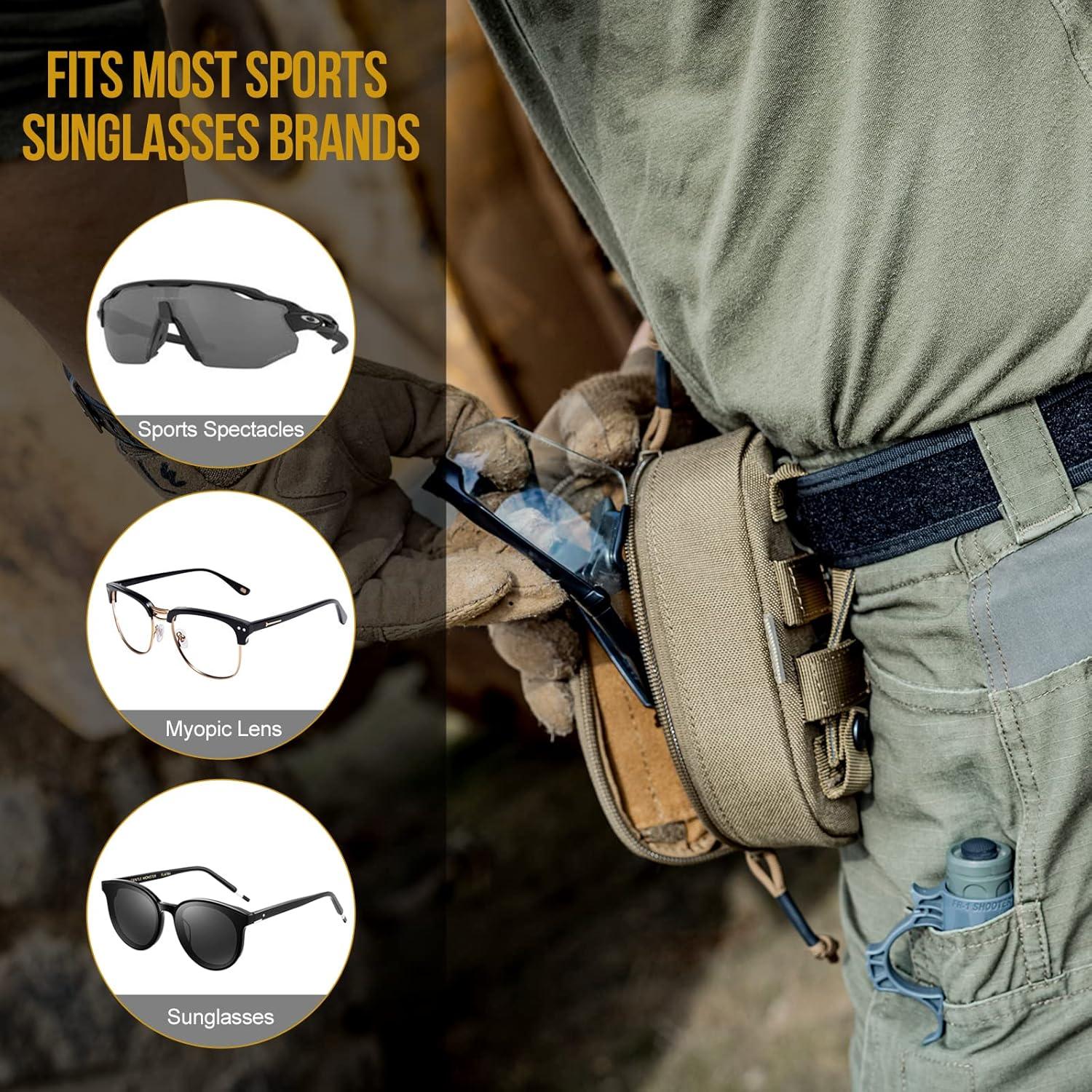 Funda Dura para Gafas OneTigris Táctica Molle Nylon 1000D