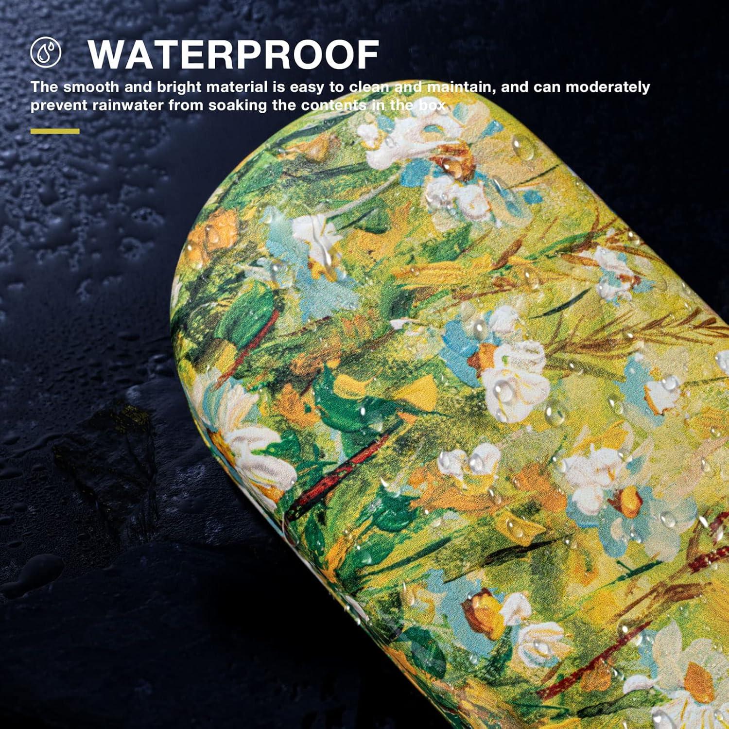 Molshine Funda Dura para Gafas de Sol Grande Amarilla