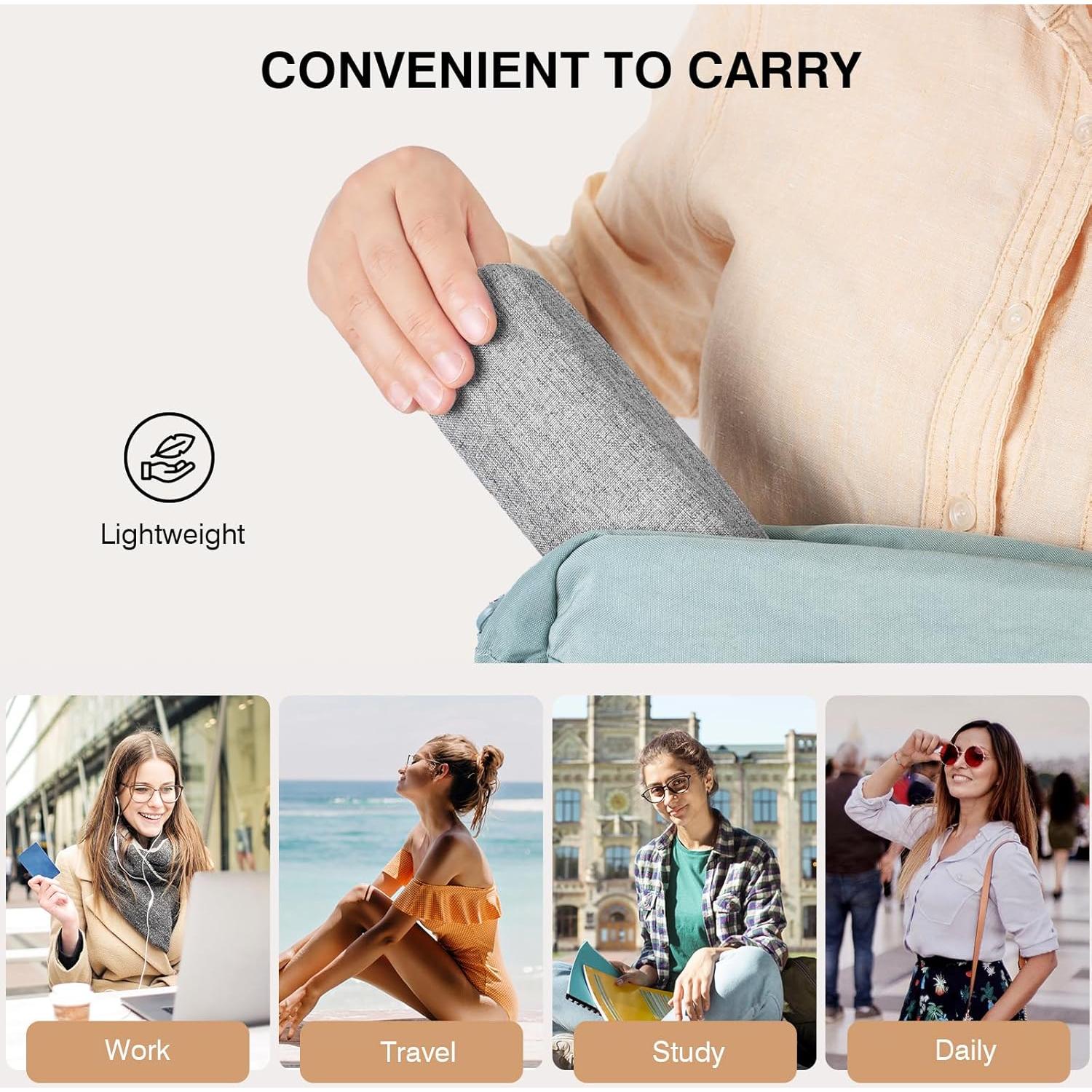 Estuche Duro para Gafas Marvolia 16.5x7.6x5.1cm Gris