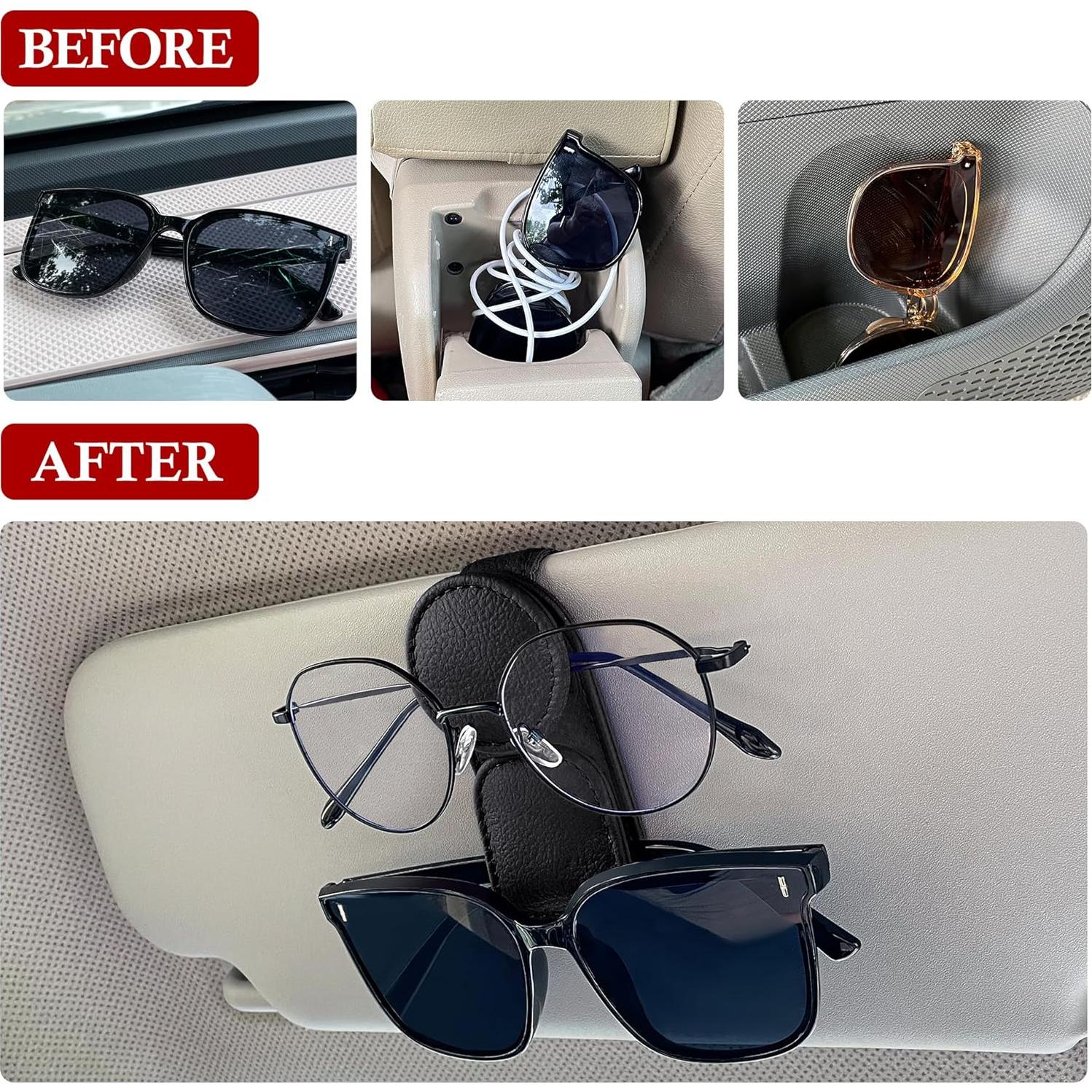 Soporte de Gafas KIWEN SH-001 Magnético para Coche Negro