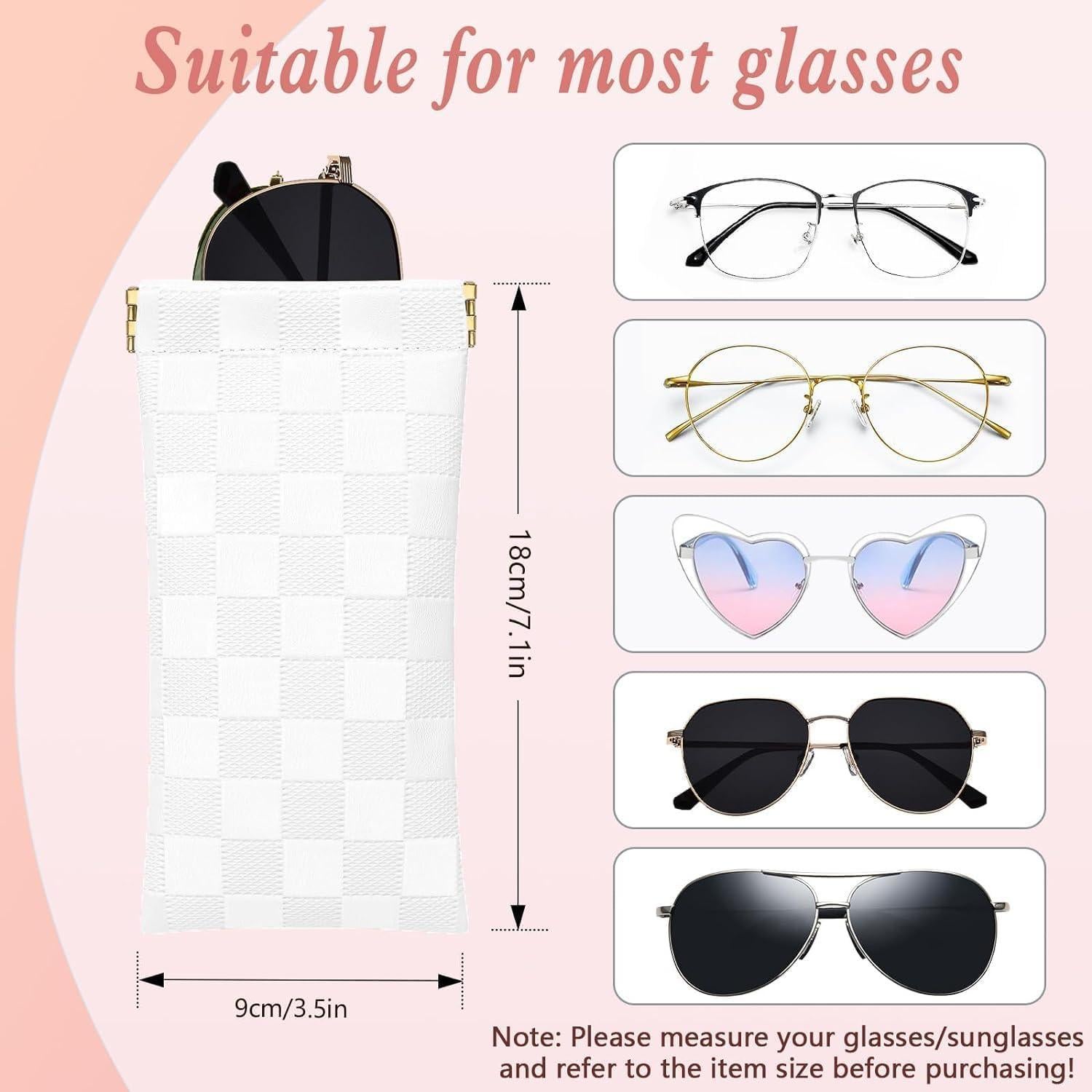 Estuche de Gafas Suave Marca X - 18x9 cm, Impermeable