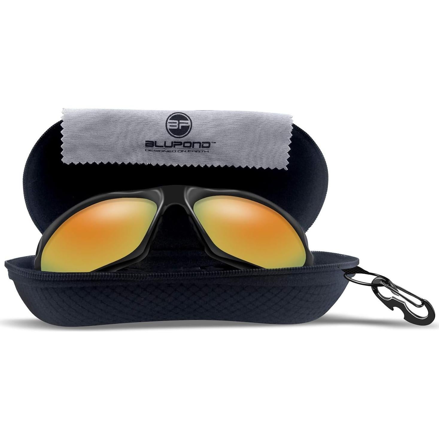 Estuche Semi Duro para Gafas BLUPOND con Gancho Metálico