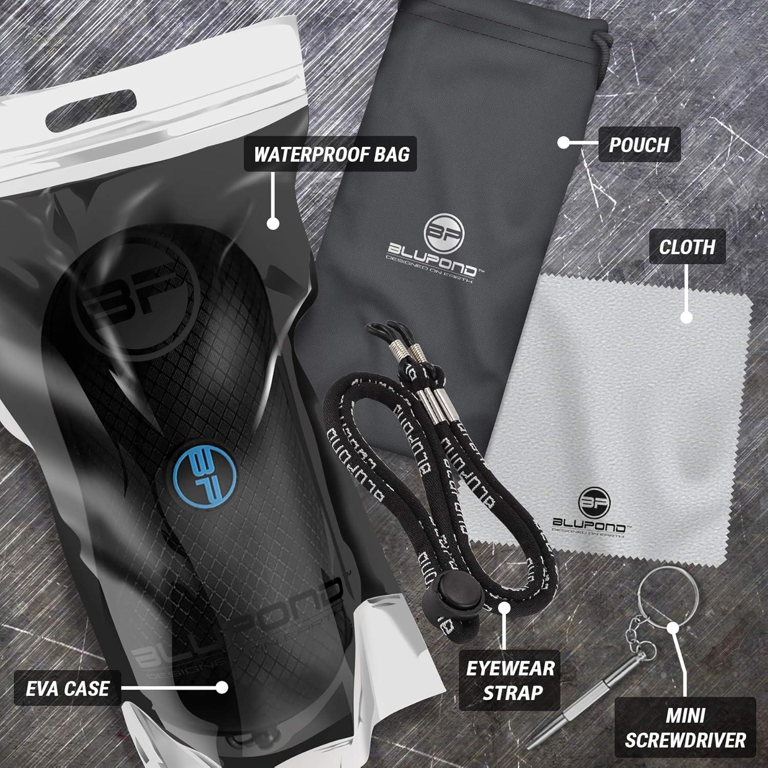 Estuche Semi Duro para Gafas BLUPOND con Gancho Metálico