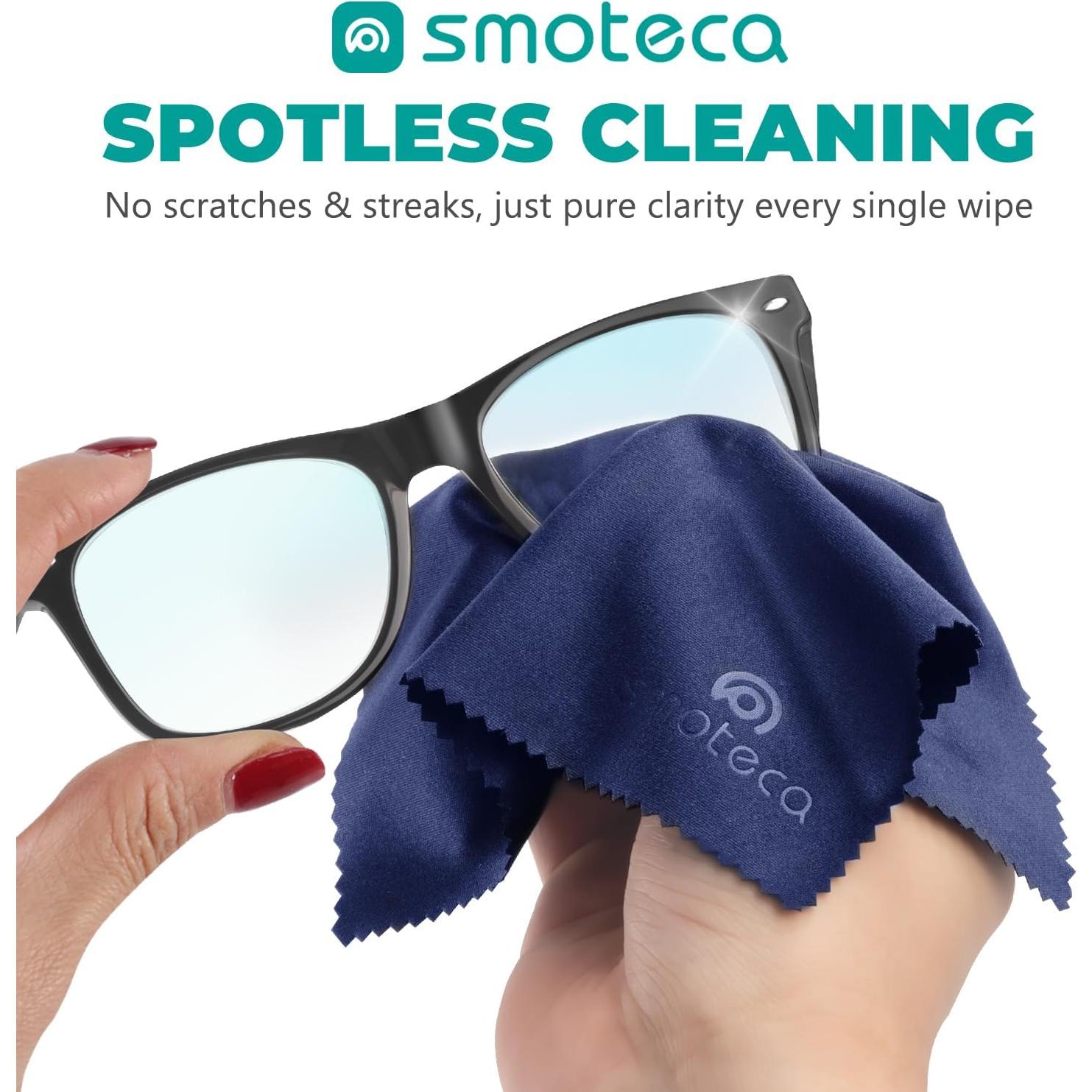 Paquete de 12 Paños de Microfibra SmoTecQ - 17,78x15,24 cm