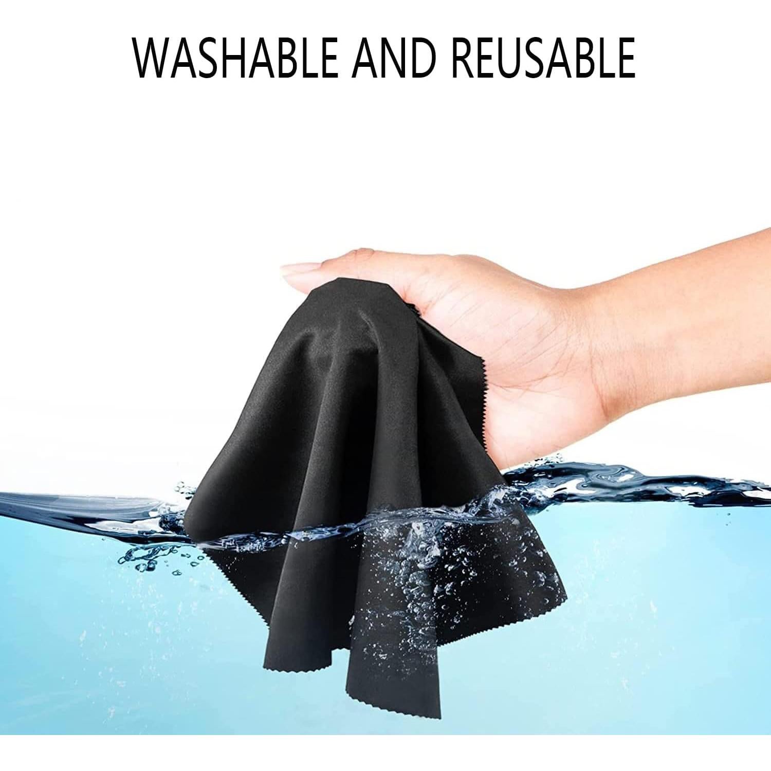 Paños de limpieza de vidrio extragrande LXQTThap 30x30 cm 5 piezas