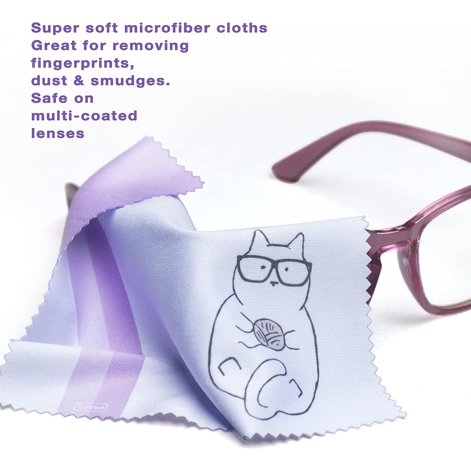 Paquete de 10 paños de microfibra TreVee 15x15cm multicolor