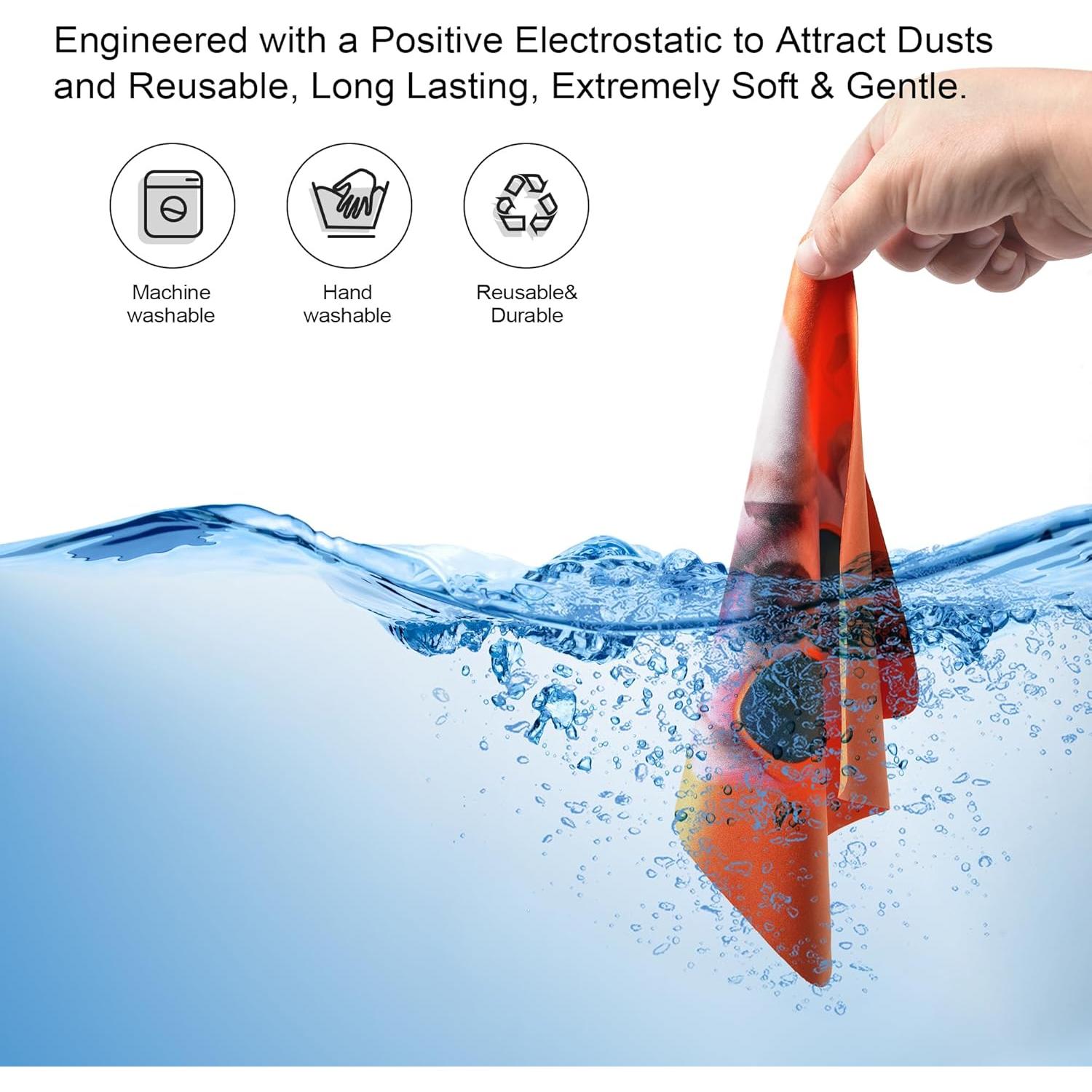 Paquete de 12 Paños de Limpieza SEIBER Multicolor 17x20 cm