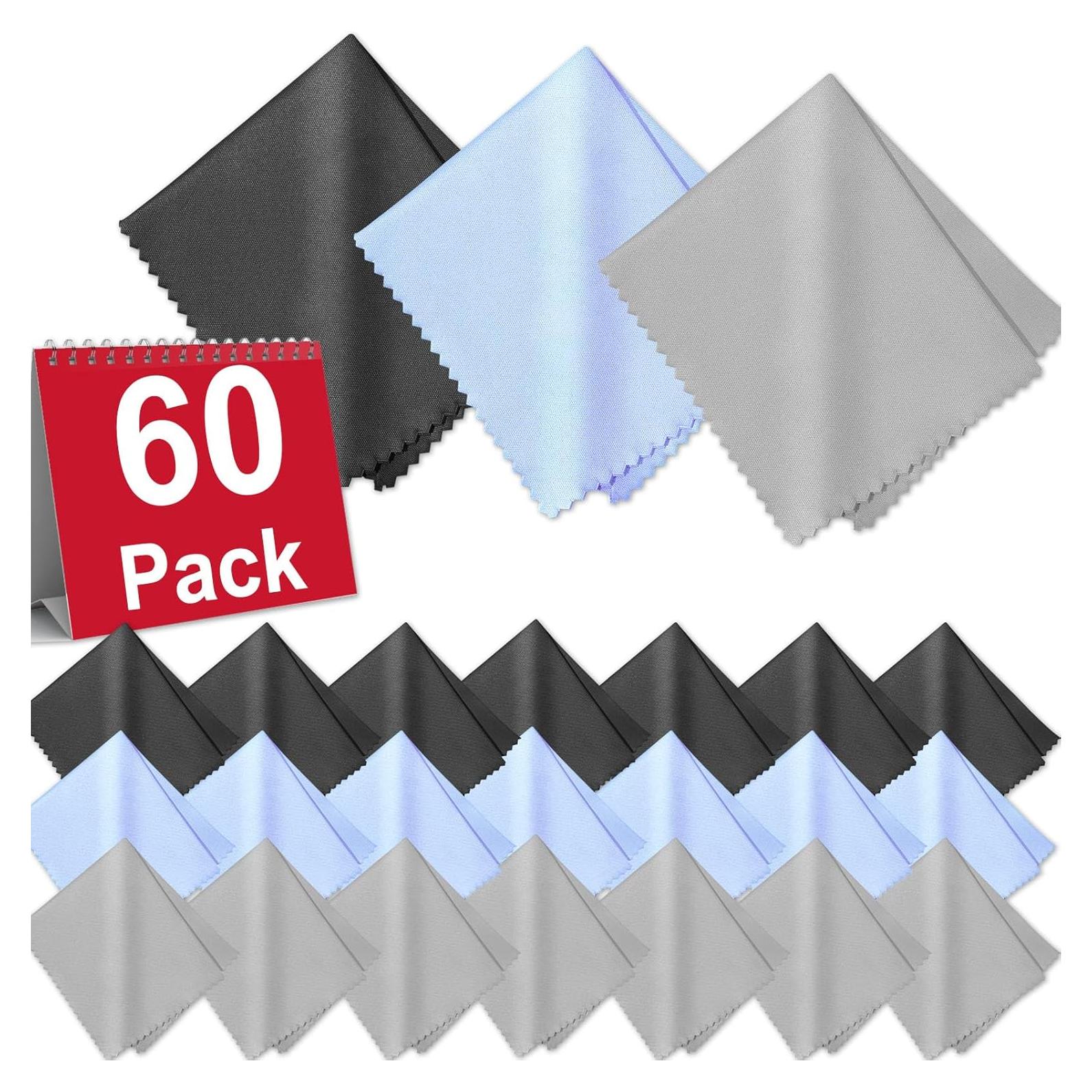 Paquete de 60 paños de limpieza Zeefpod 15x18 cm para lentes