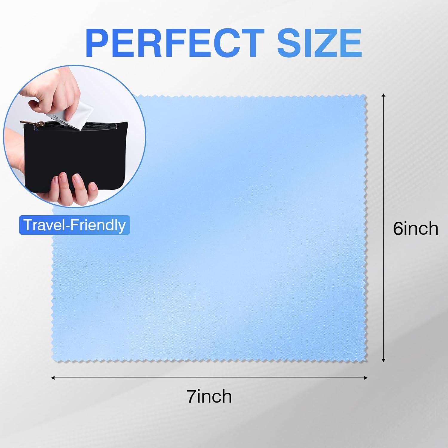 Paquete de 60 paños de limpieza Zeefpod 15x18 cm para lentes