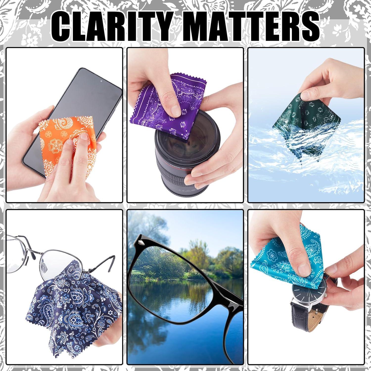 Paños de Limpieza de Microfibra Multicolor Copkim 24 Pcs 15x15 cm