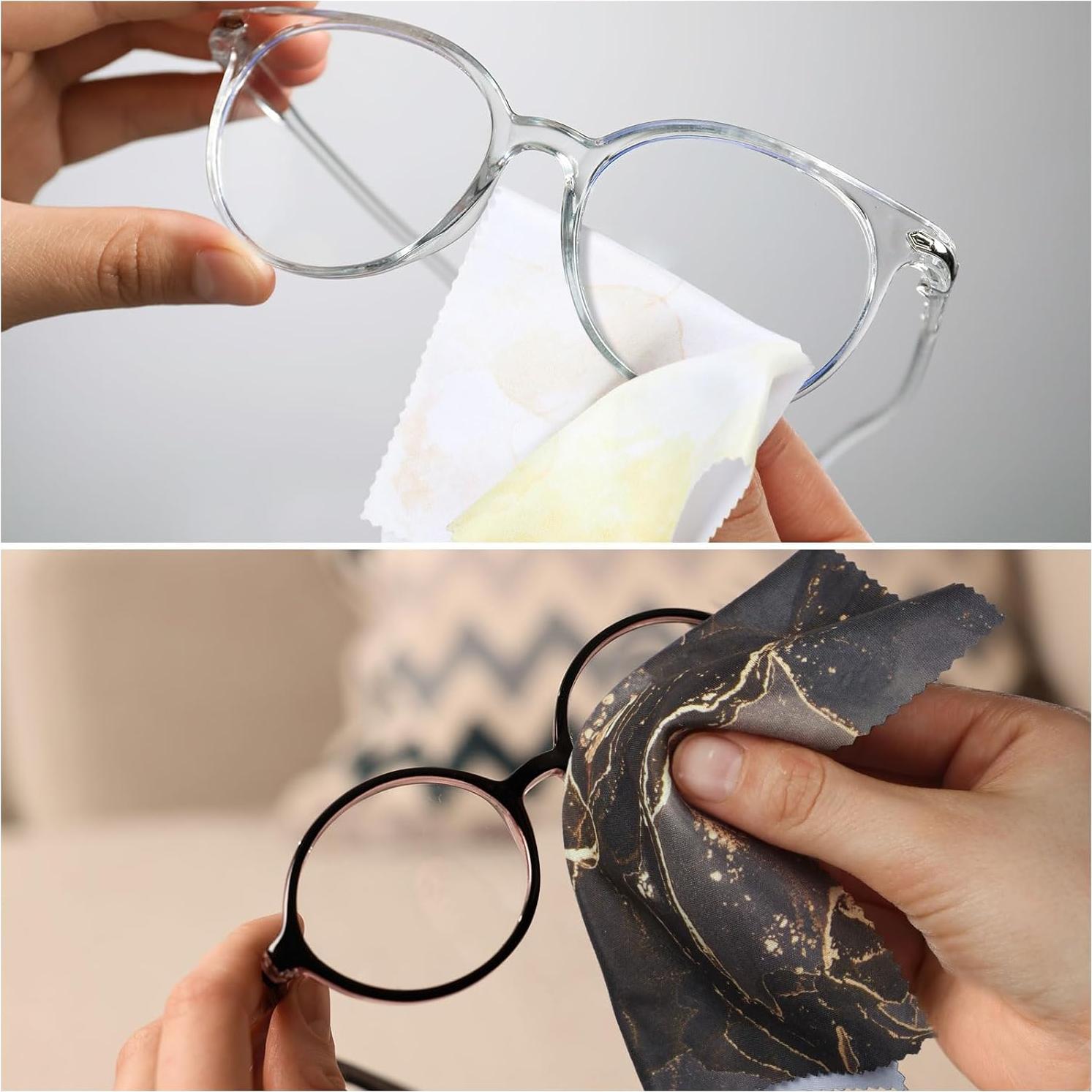 24 Paños de Microfibra para Limpieza de Gafas Copkim 15x15cm