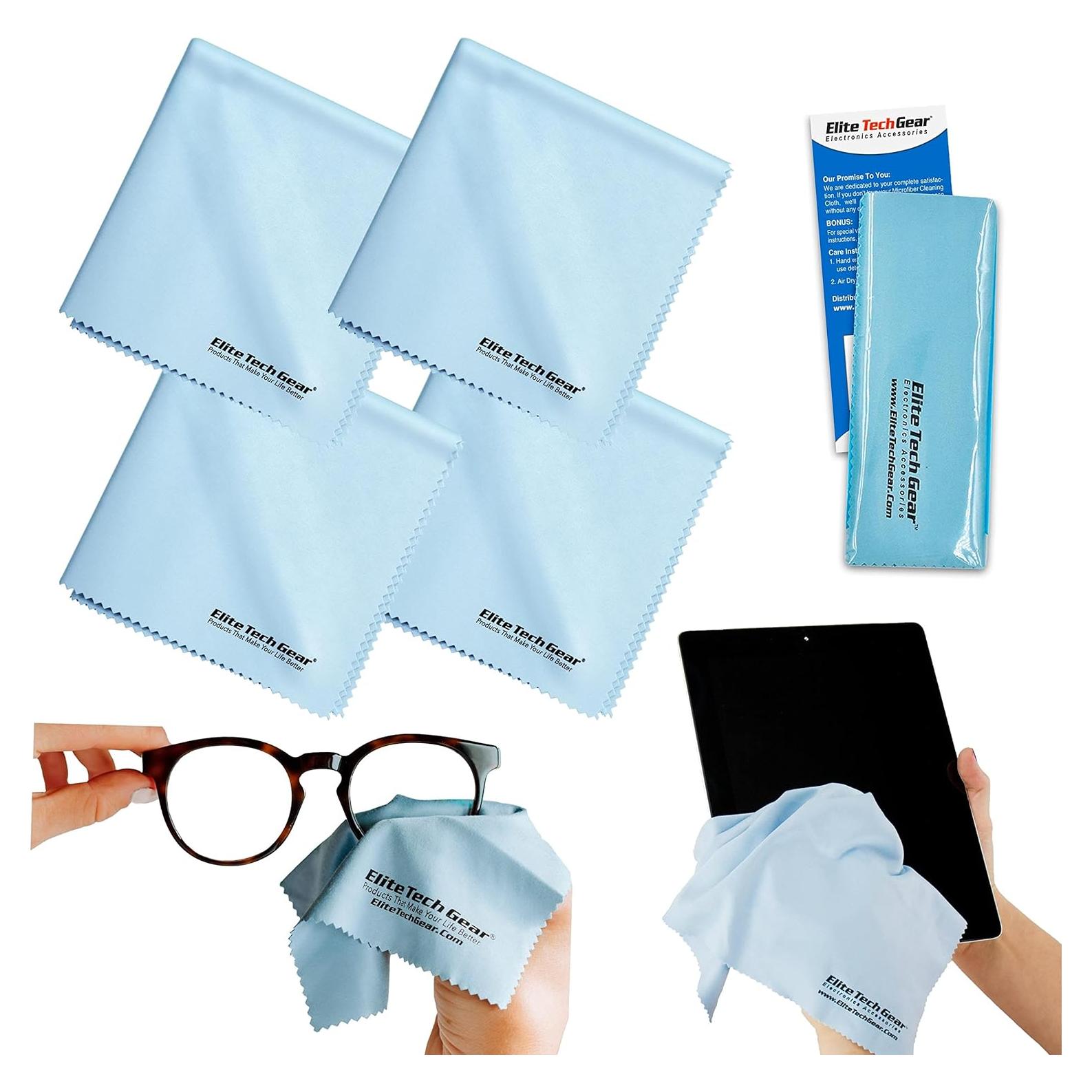 Paño de Microfibra Elite Tech Gear - Paquete de 4 Sobredimensionados