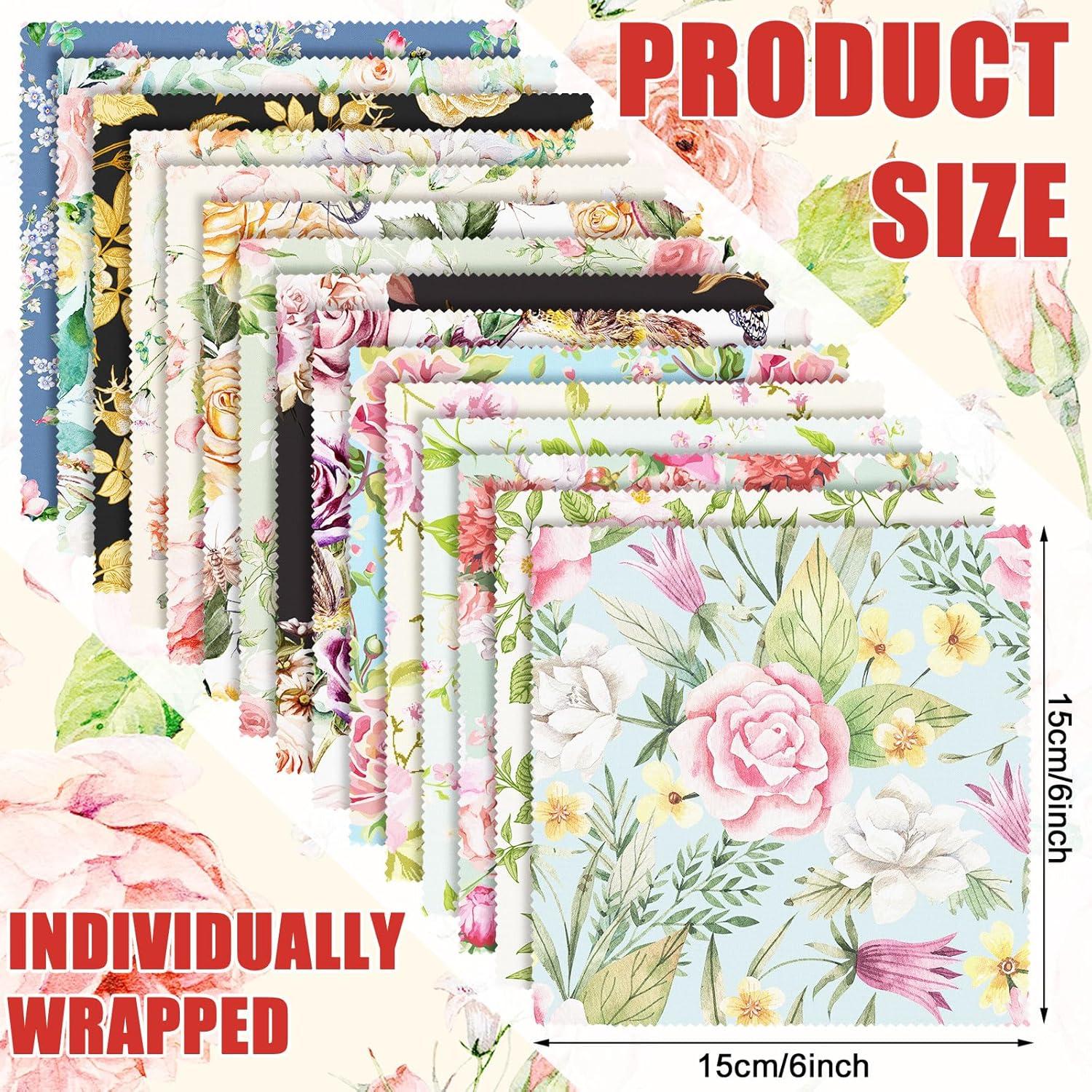 24 Paños de Limpieza de Gafas Copkim 15x15 cm Microfibra