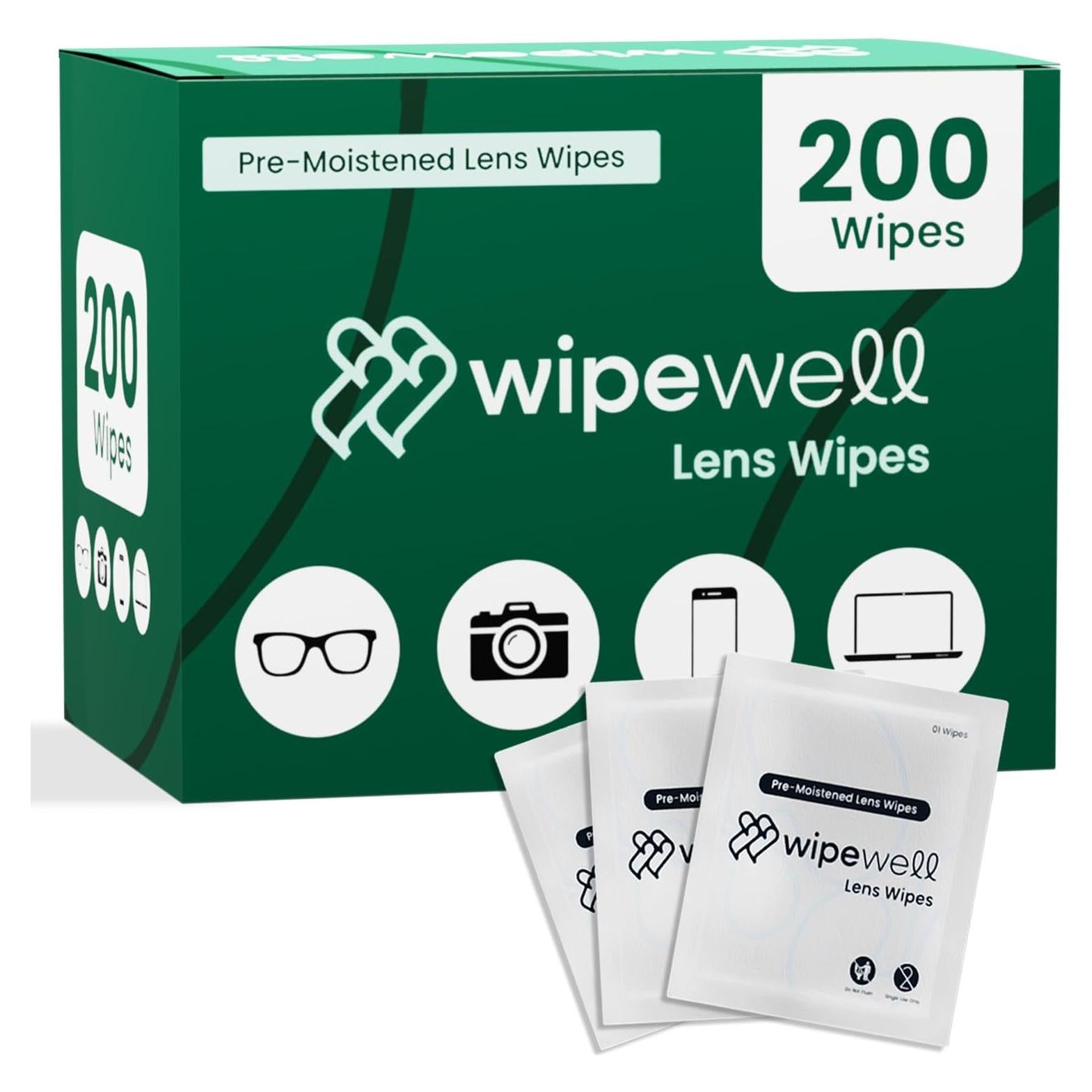 Toallitas de Limpieza WipeWell 200 Unidades Antivaho