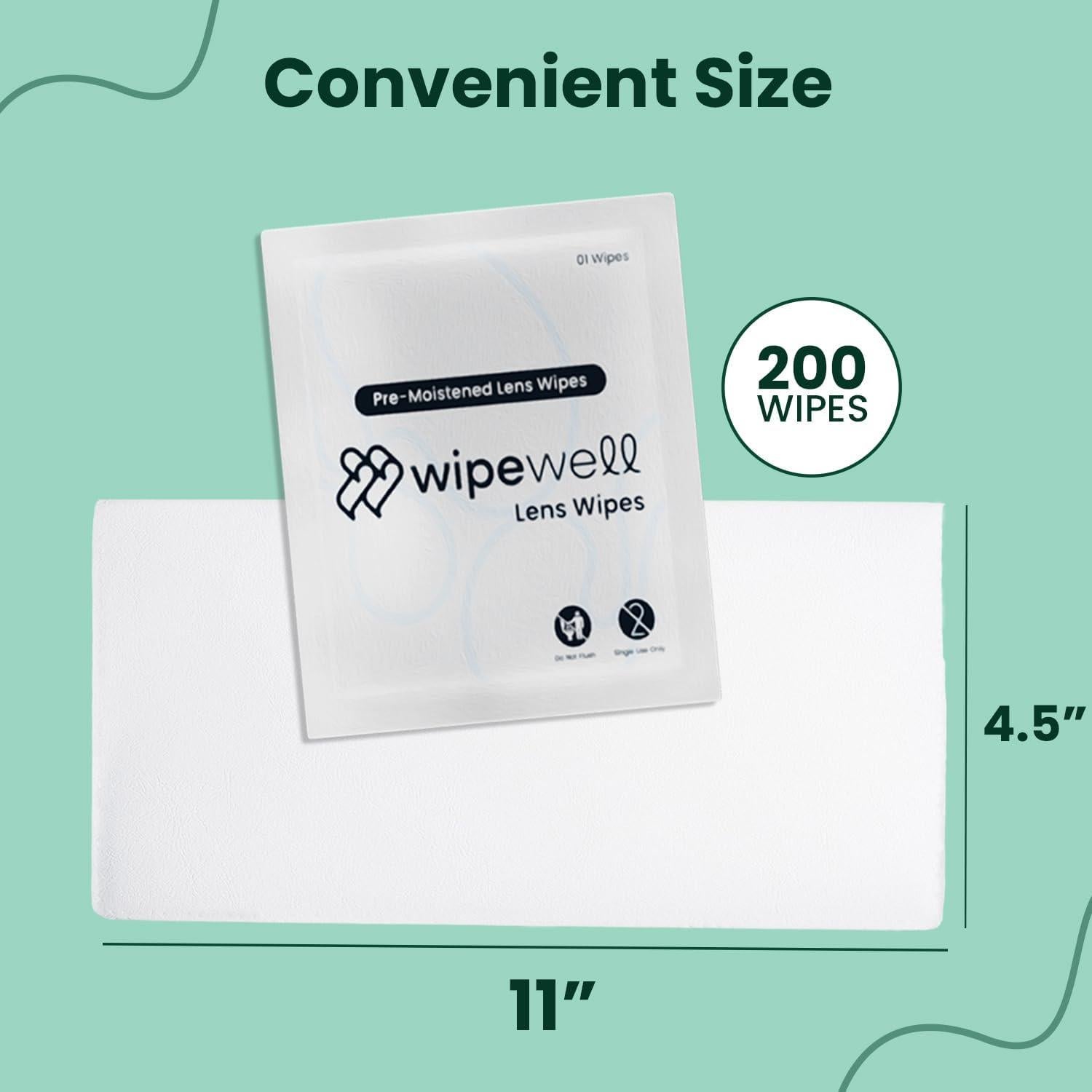 Toallitas de Limpieza WipeWell 200 Unidades Antivaho