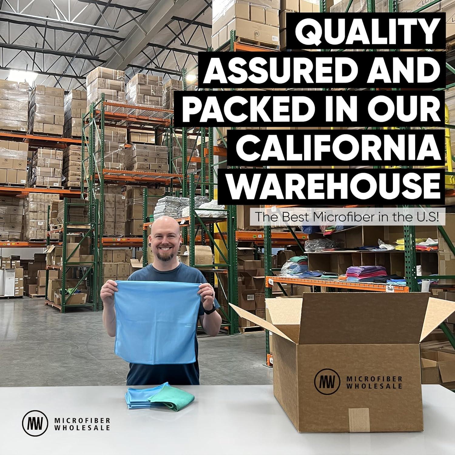 Paños de Limpieza de Vidrio Microfibra | 8 Piezas | Azul y Verde