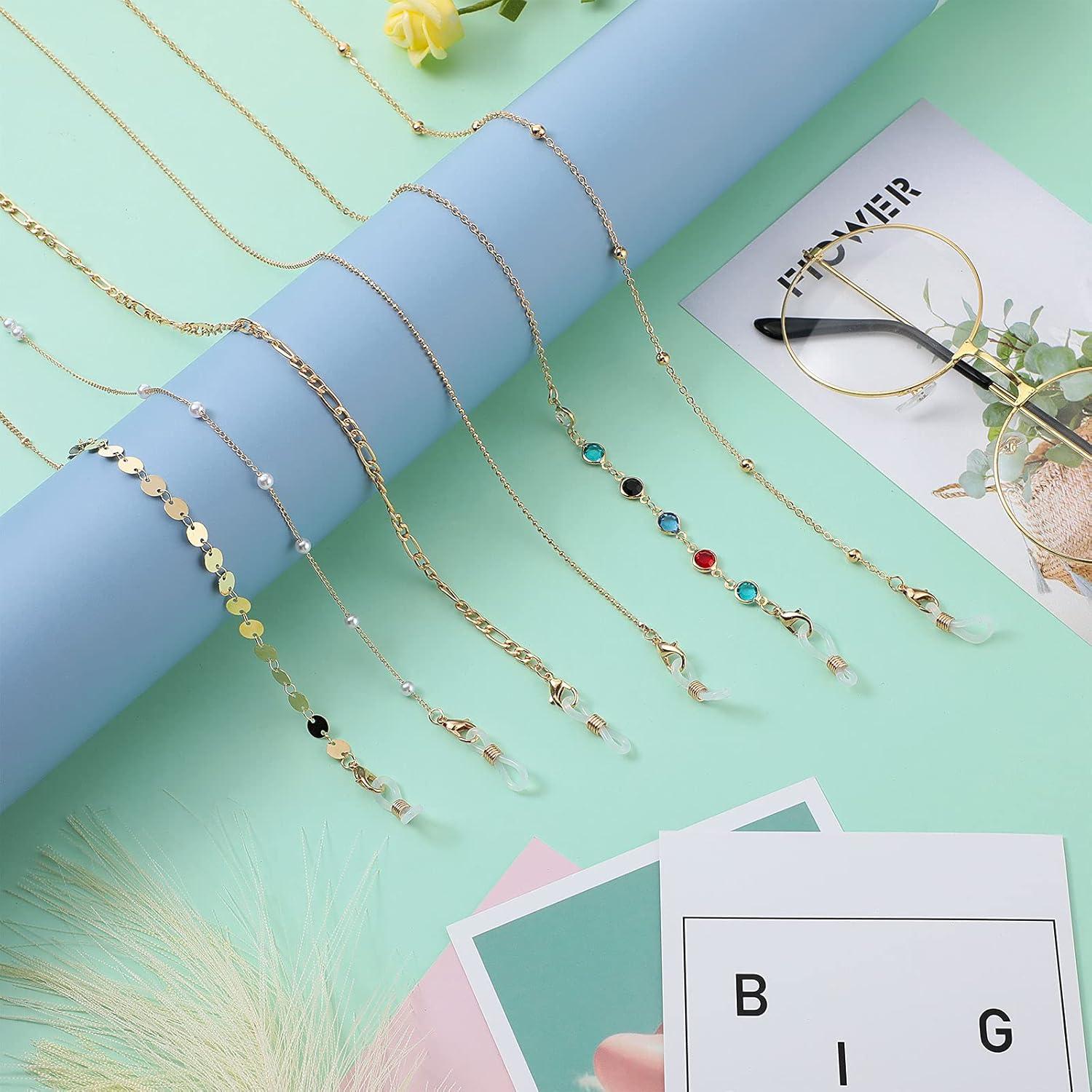 Cadena de Gafas Frienda 6 Pcs Soporte Lanyard Colorido