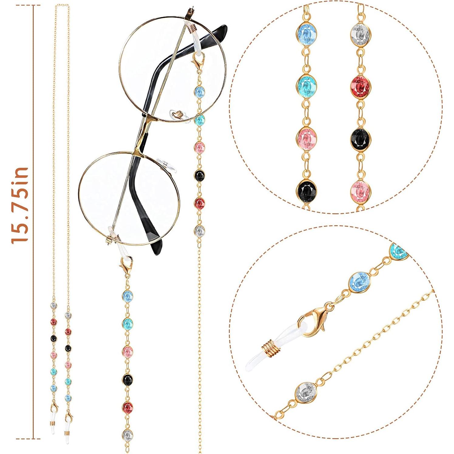 Cadena de Gafas Frienda 6 Pcs Soporte Lanyard Colorido