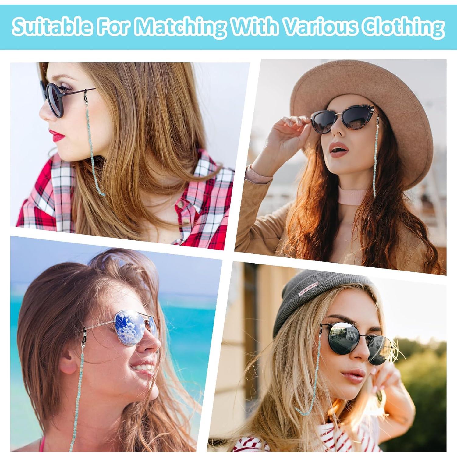 Cadena de Gafas Molain 70cm Cristal Sanador para Mujeres