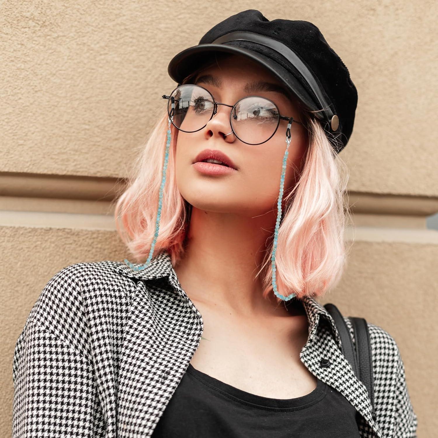 Cadena de Gafas Molain 70cm Cristal Sanador para Mujeres