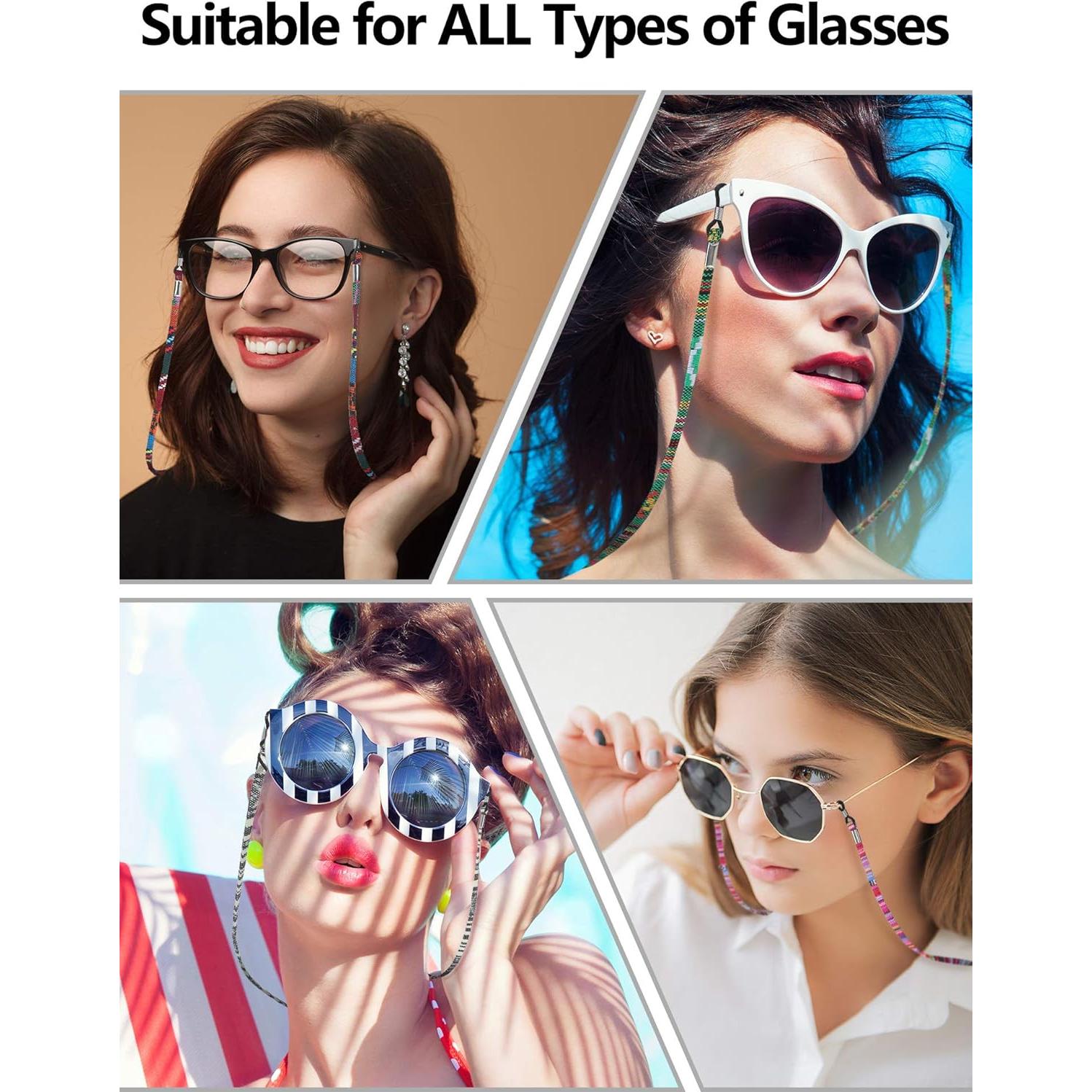 Cadena para Gafas Frienda 8 Piezas Ajustable Unisex