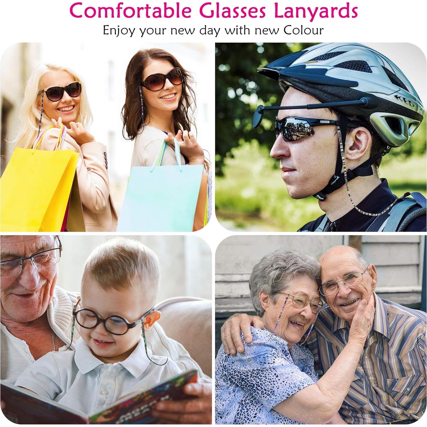 Correa para Gafas LOVEWEE 10 Pcs Coloridas Ajustable