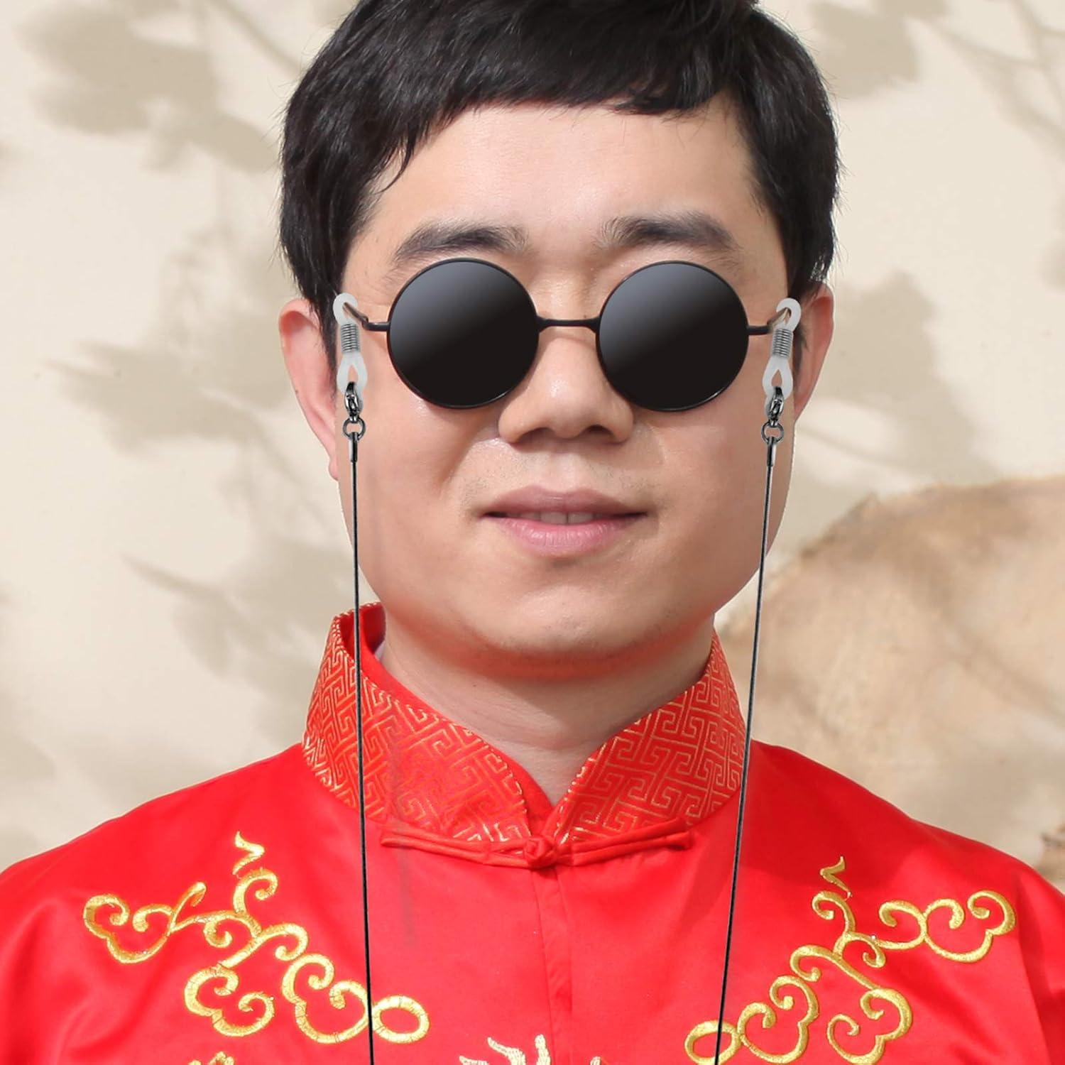 Cadena para Gafas Jmkcoz 80cm Acero Inoxidable Negro