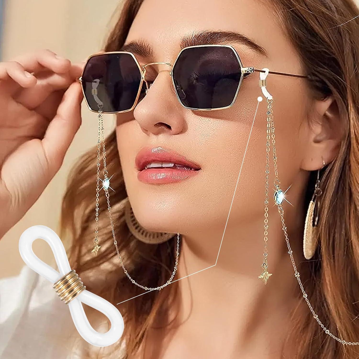 Conector Cadena Gafas 40 Piezas Elegantes para Mujeres