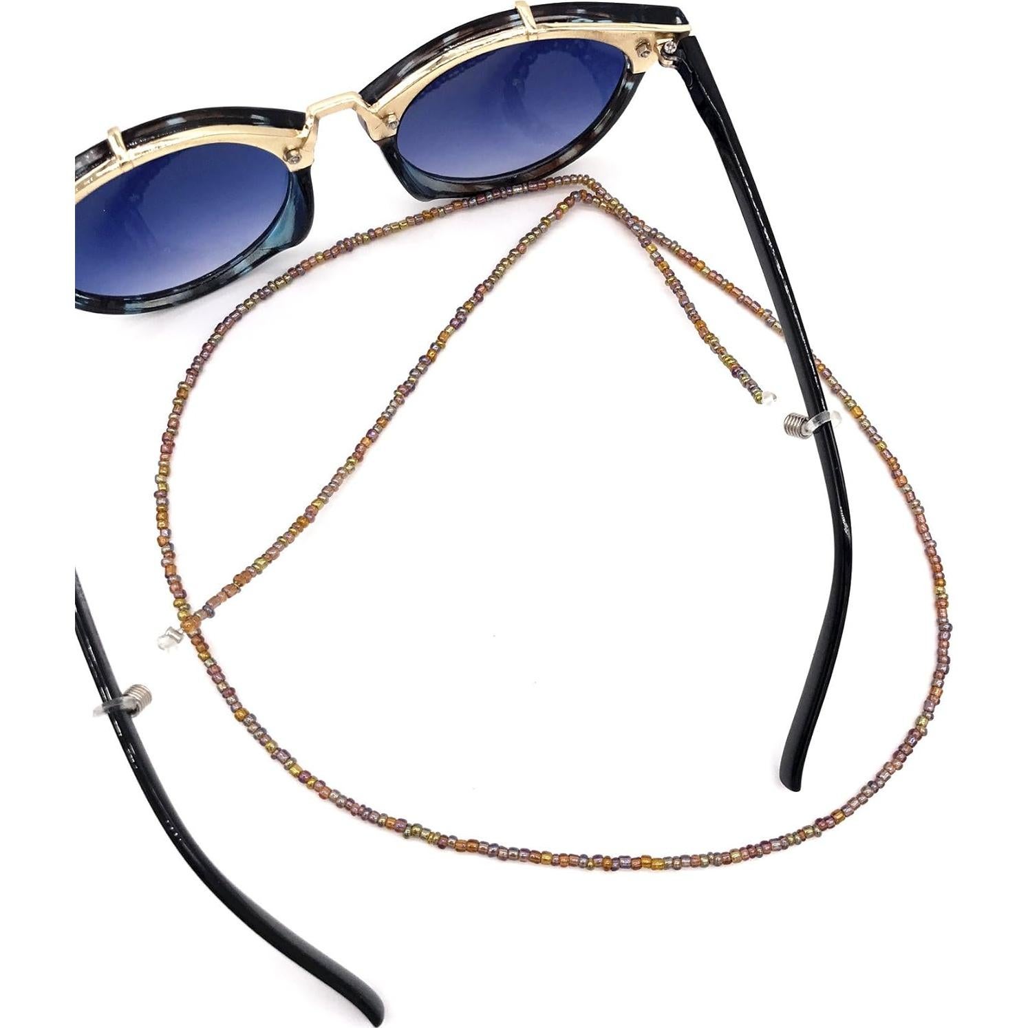 Cadena de Gafas de 12 Piezas Outman con Cuentas de Acrílico